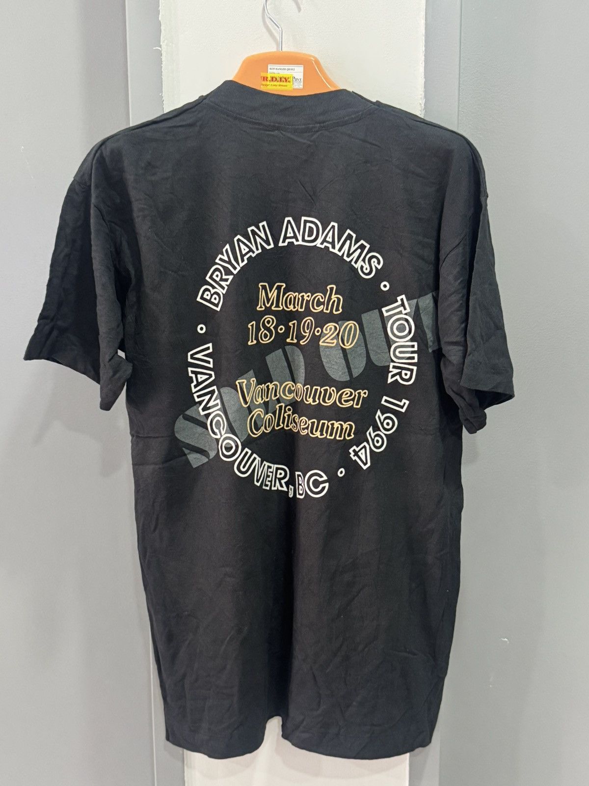 Band Tees vintage 19914 BrYAN ADAM tee- single stitch made in us Size US L / EU 52-54 / 3 - 8 Thumbnail