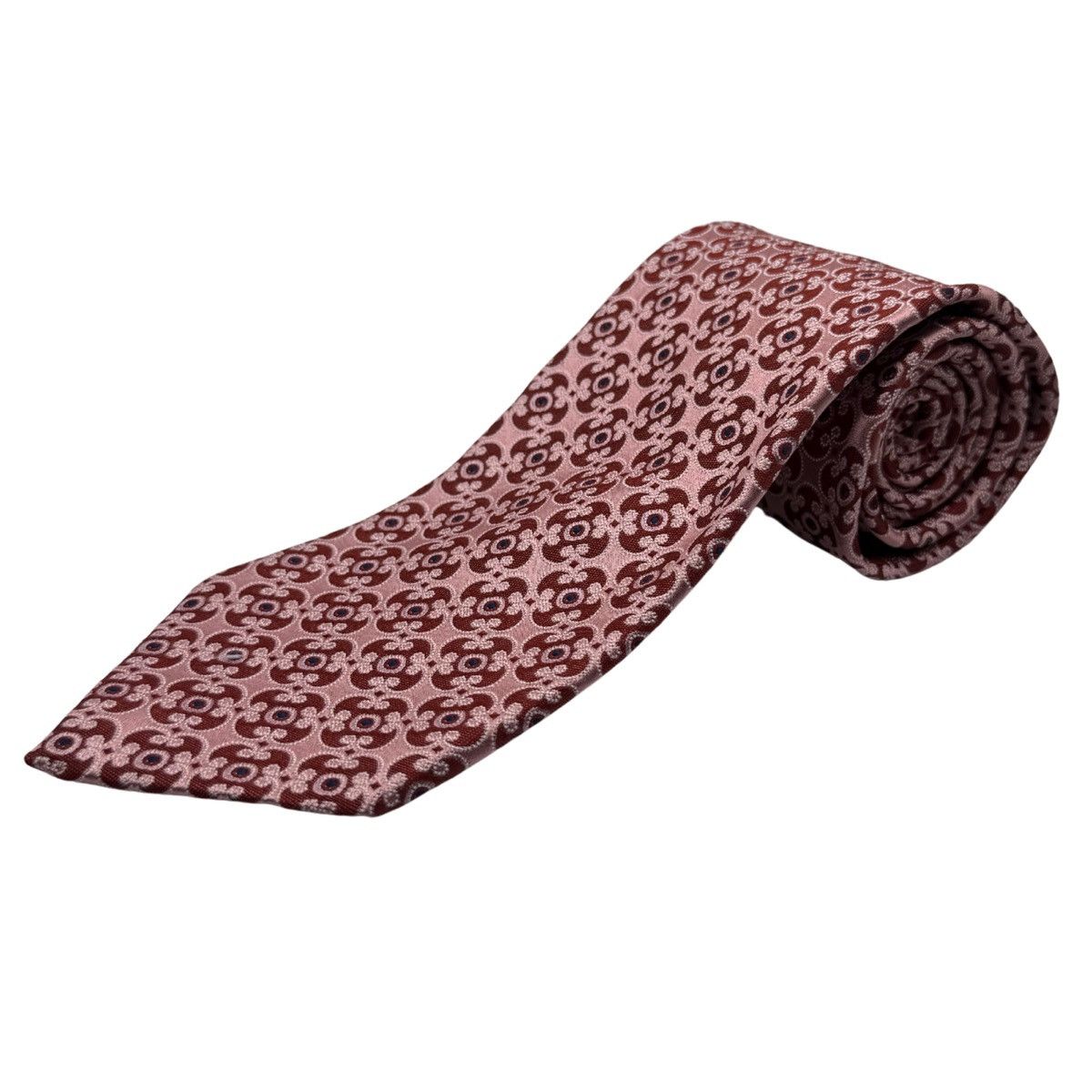 Ermenegildo Zegna Ermenegildo Zegna Silk Tie, Pink, Made in Italy, Like New Size ONE SIZE - 1 Thumbnail