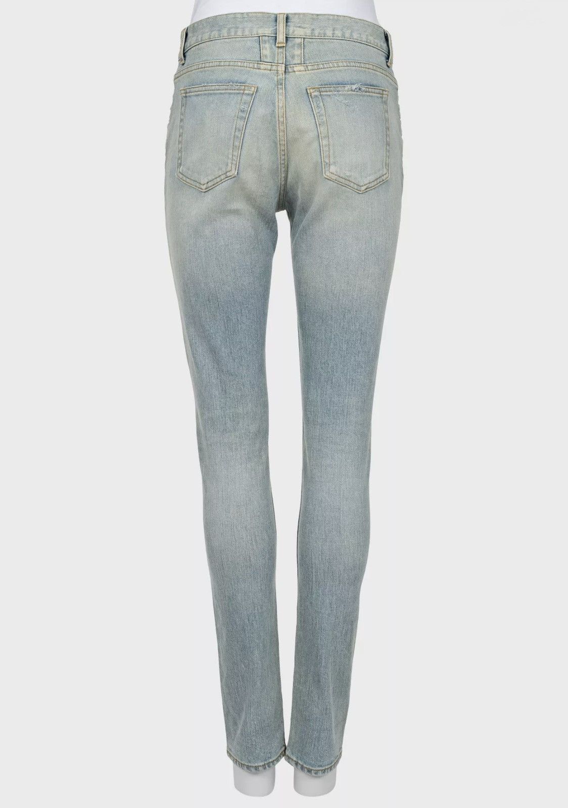 Saint Laurent Paris Hedi Slimane 2015 Crash Denim SAINT LAURENT Jeans nettspend Size US 27 - 5 Thumbnail