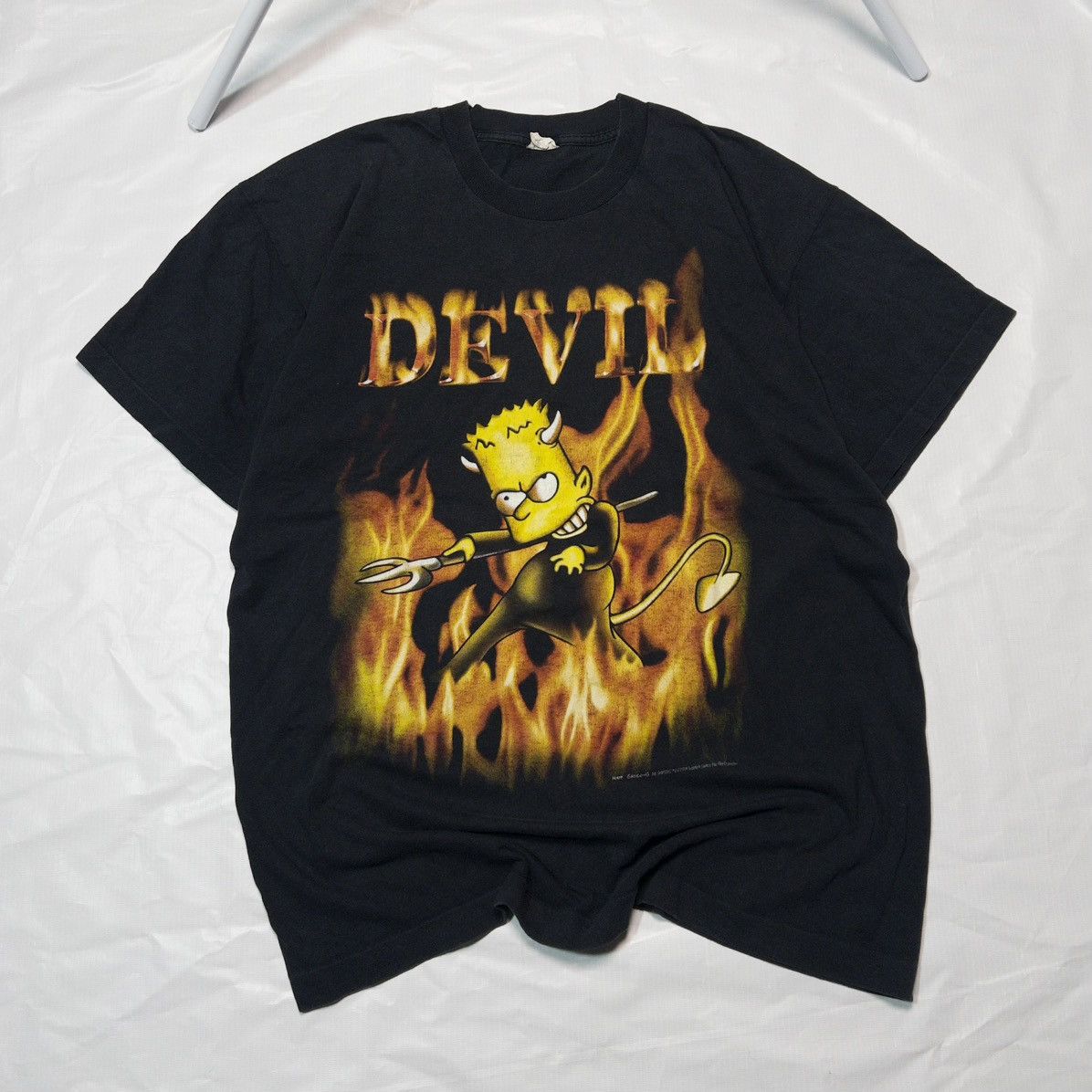 The Simpsons vintage 1999 Bart Simpson Devil t-shirt Size US L / EU 52-54 / 3 - 1 Thumbnail