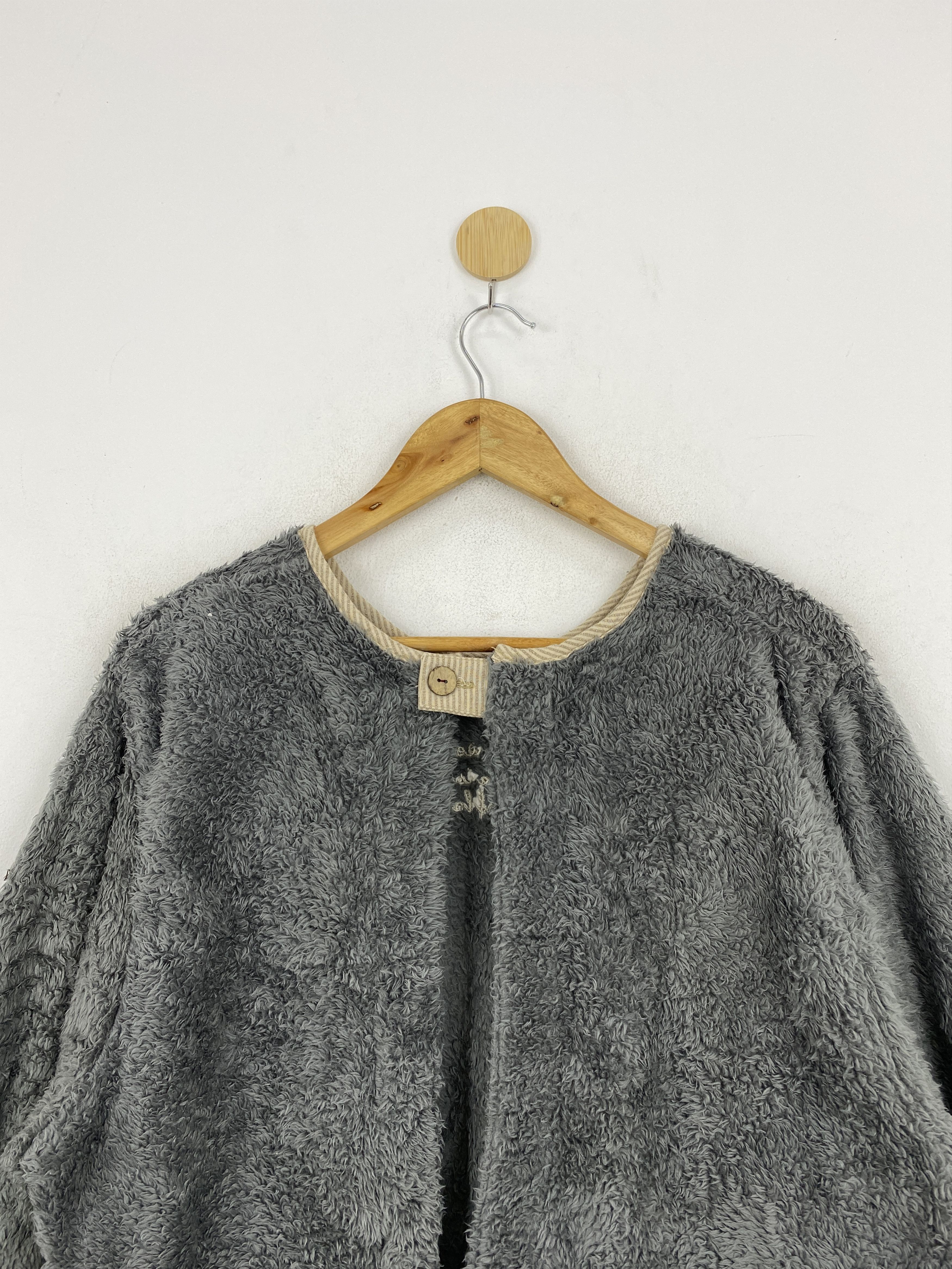 Japanese Brand Vintage Japanese Brand Fleece Grey Light Jacket JA0125 Size US M / EU 48-50 / 2 - 3 Thumbnail
