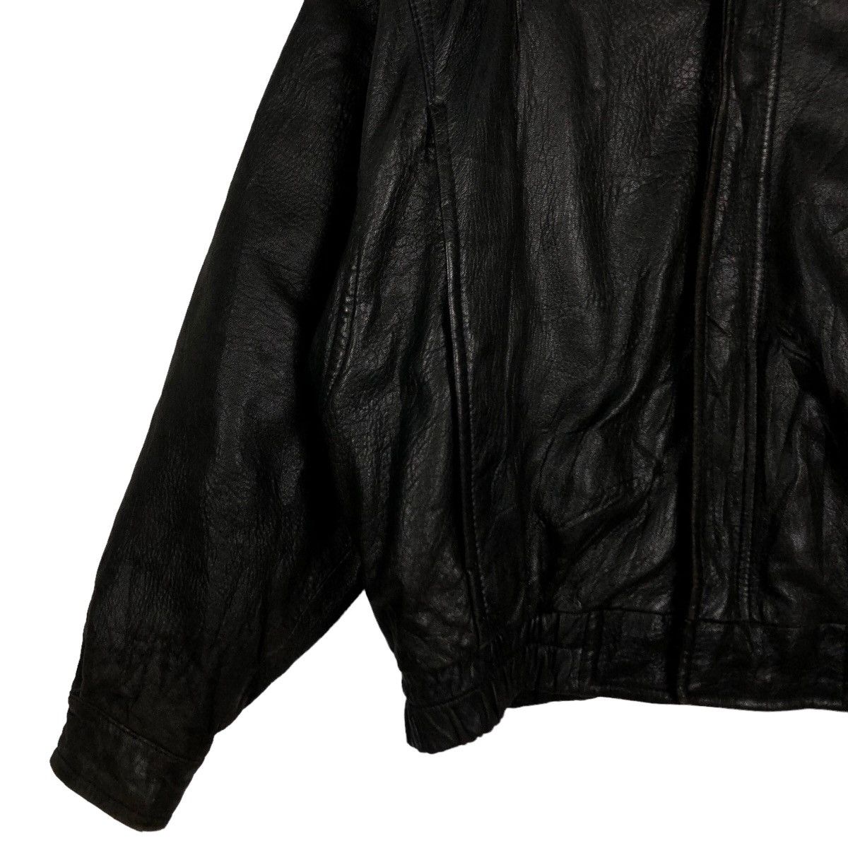 Genuine Leather 🔥90’s Vintage Bomber Genuine Leather Jacket Robert Comstock Size US L / EU 52-54 / 3 - 3 Thumbnail