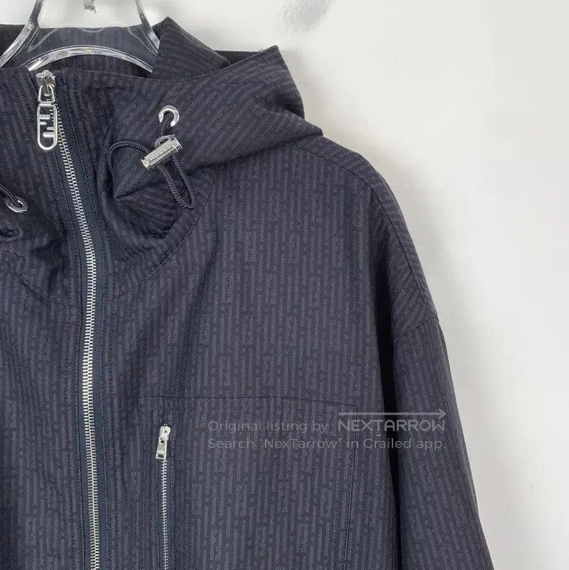 Fendi Fendi Men's Navy Wool Jacket . Size US L / EU 52-54 / 3 - 3 Thumbnail