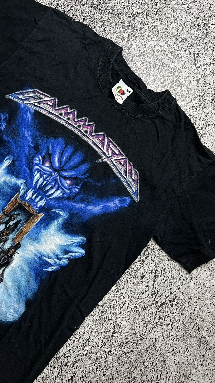 Fruit Of The Loom Vintage gamma ray tee y2k big logo skeleton Size US M / EU 48-50 / 2 - 2 Thumbnail