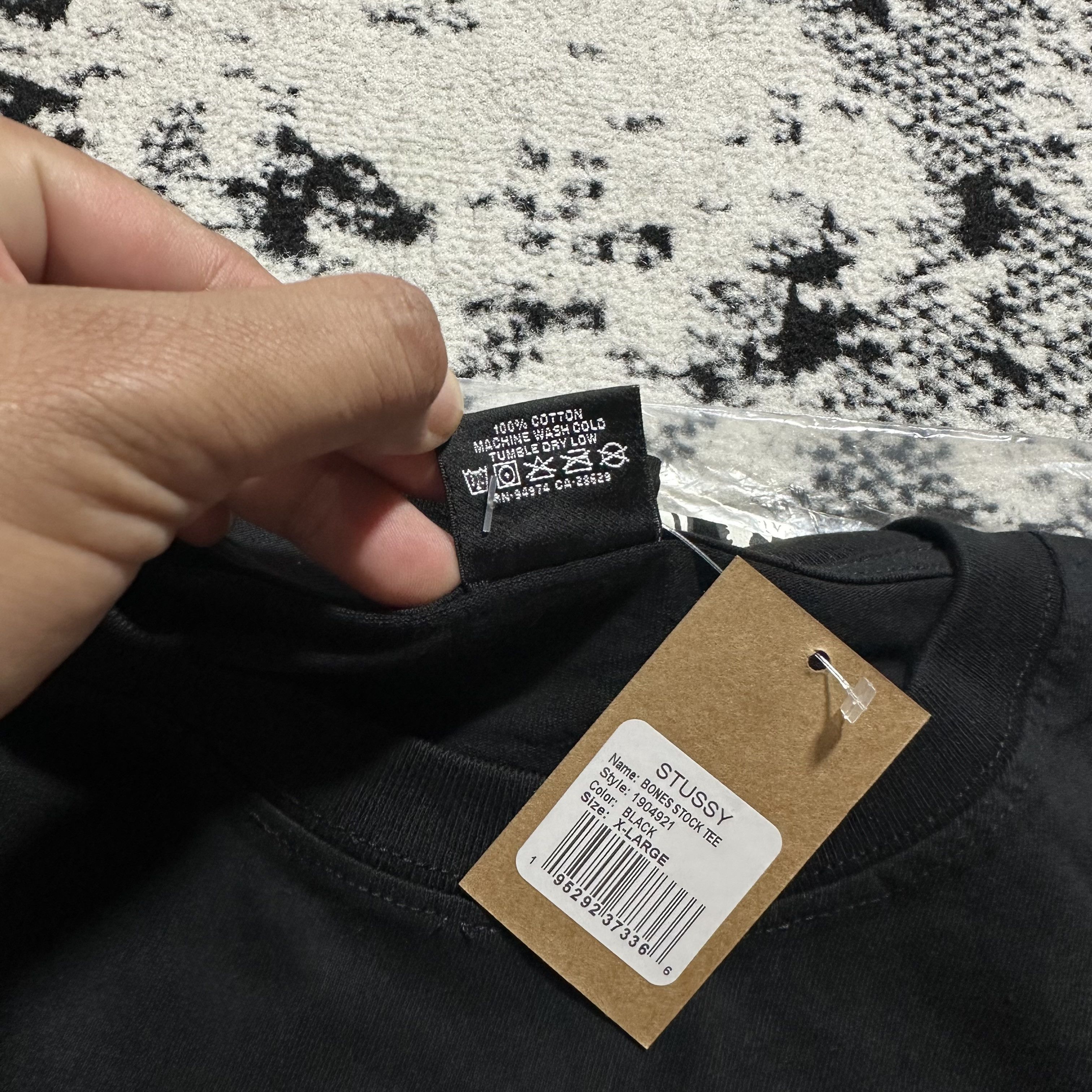 Stussy STUSSY BONES STOCK TEE - XLARGE Size US XL / EU 56 / 4 - 6 Thumbnail