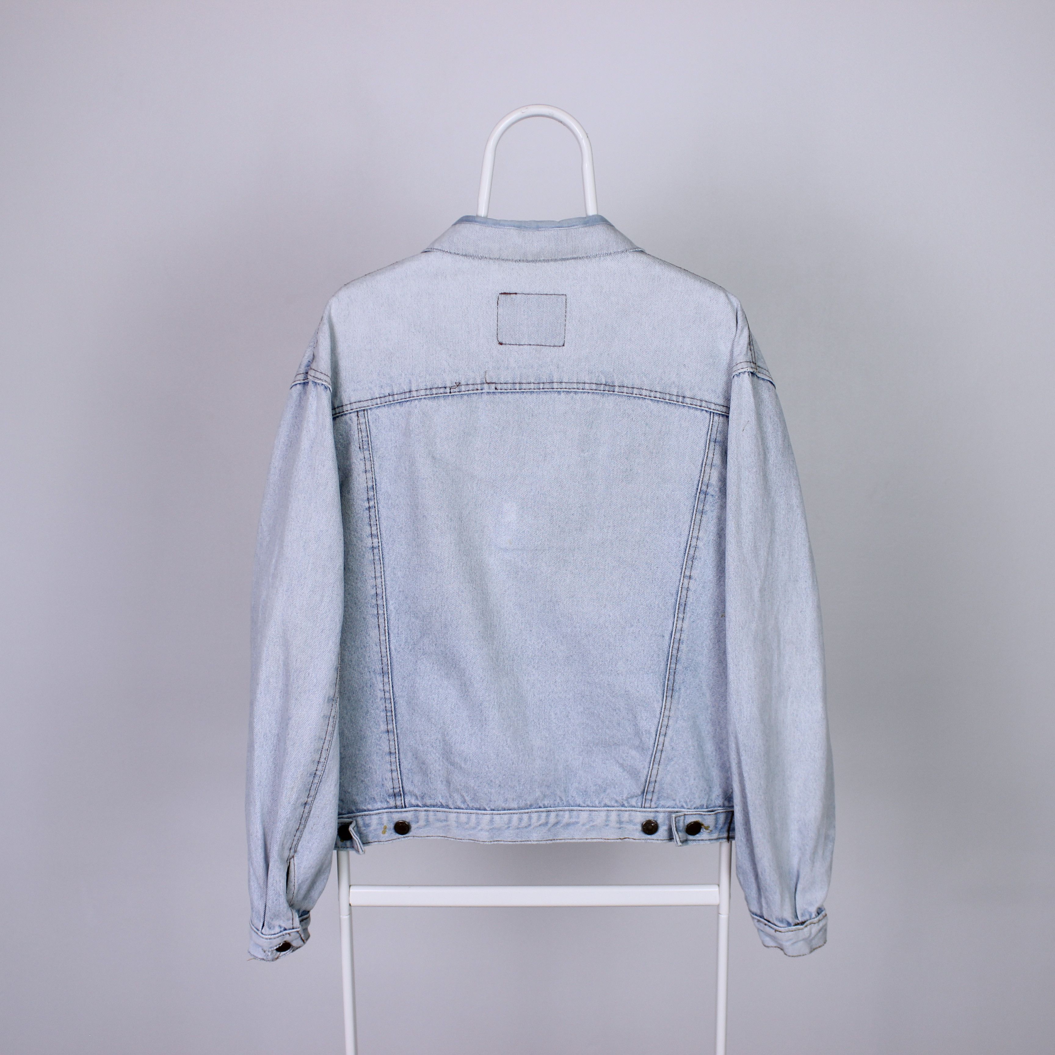 Levi's Levis vintage denim jacket rare blue white L Size US L / EU 52-54 / 3 - 3 Thumbnail