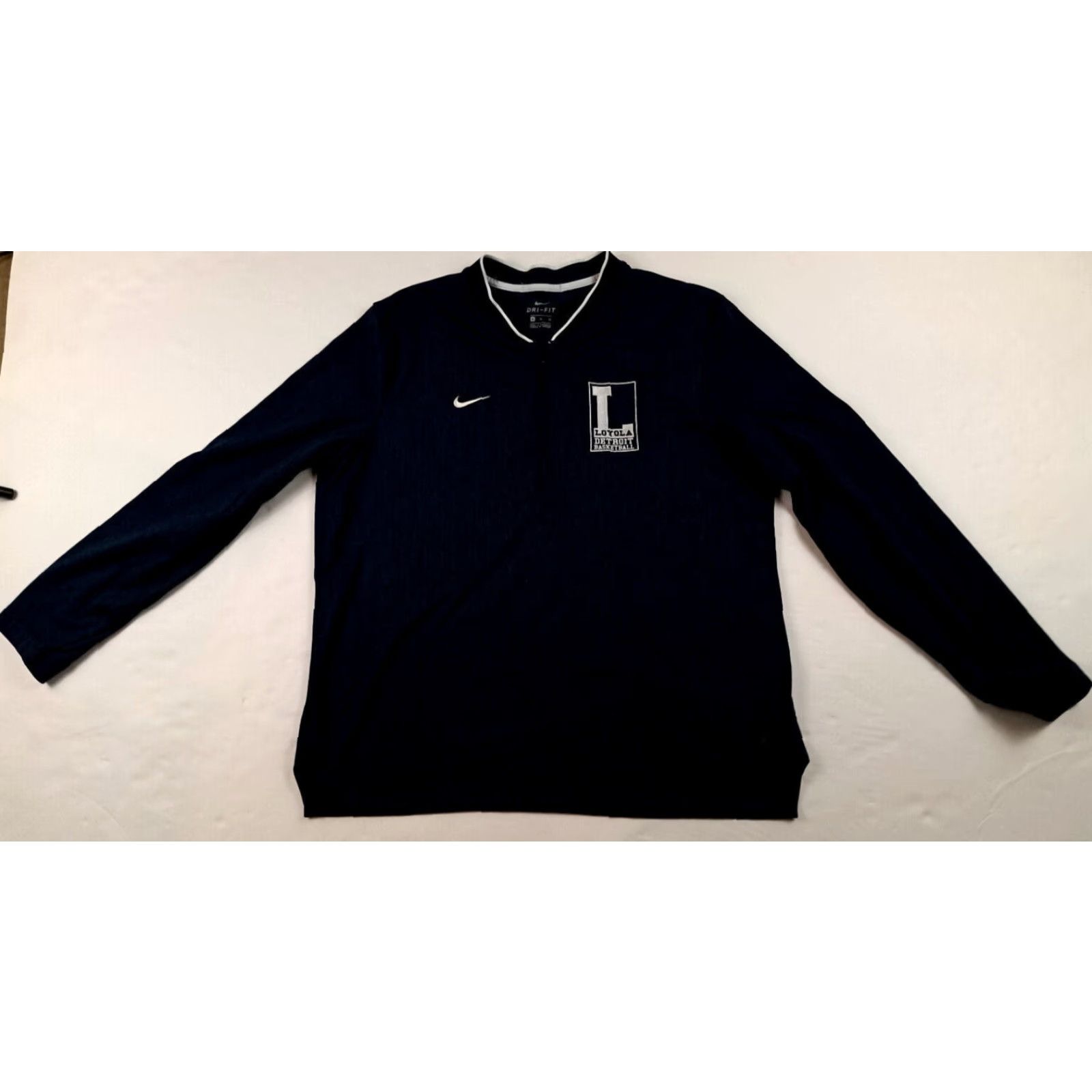 Nike Loyola Detroit Nike Dri-Fit 1/4 Zip Pullover Jacket XL Gray Men Windbreaker Spring Basketball Size US XL / EU 56 / 4 - 2 Thumbnail