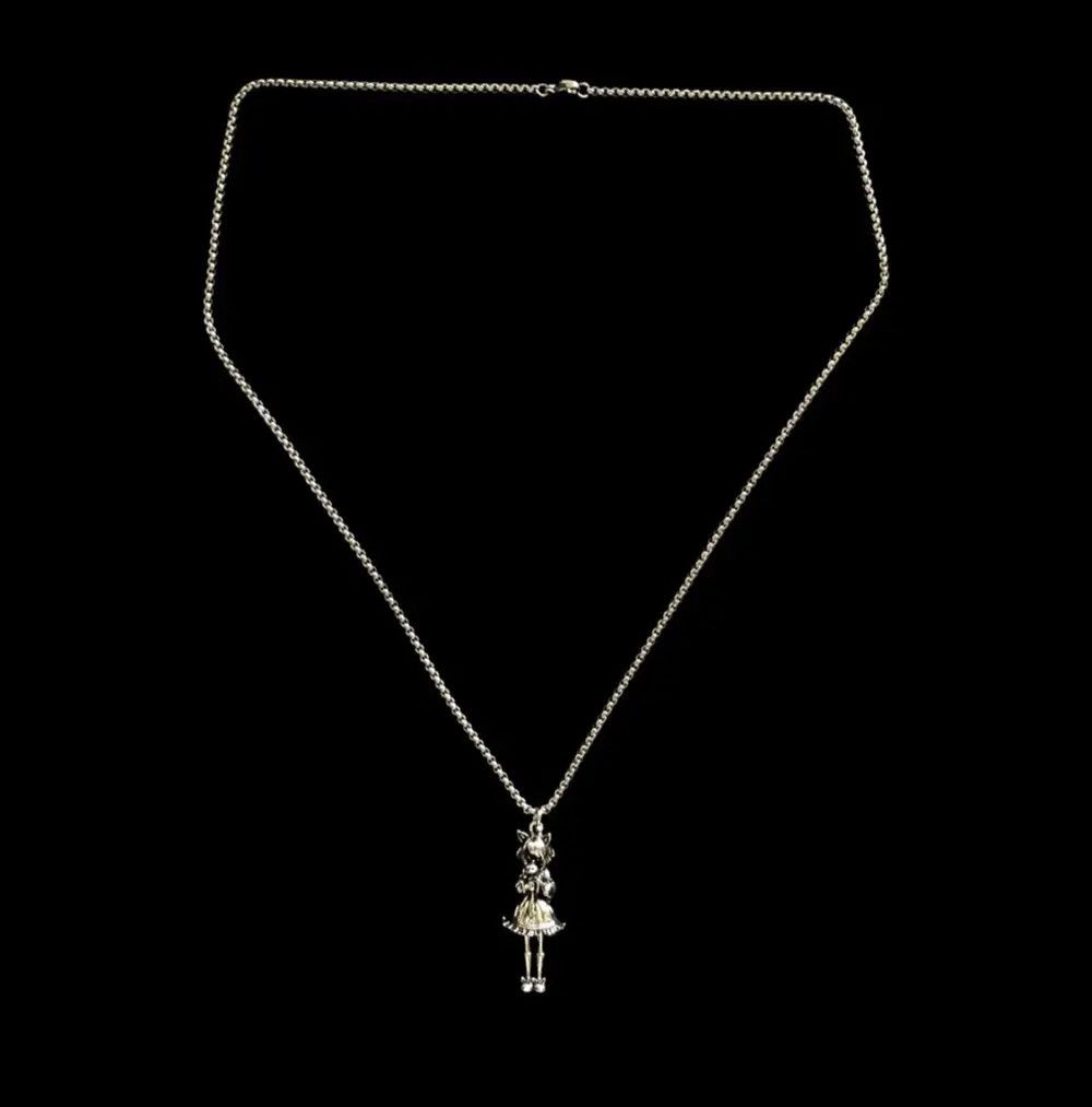 Jewelry Gothic Key Pendant Necklace AND Punk Necklace Gothic Chain Size ONE SIZE - 9 Thumbnail