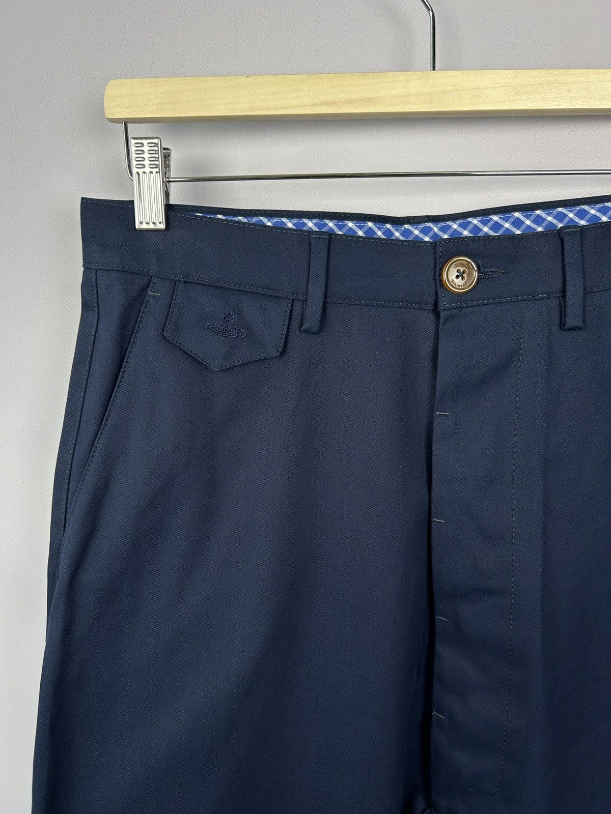 Vivienne Westwood Vivienne Westwood Navy Drop Crotch Chino Pants Trousers W30 Size US 30 / EU 46 - 3 Thumbnail
