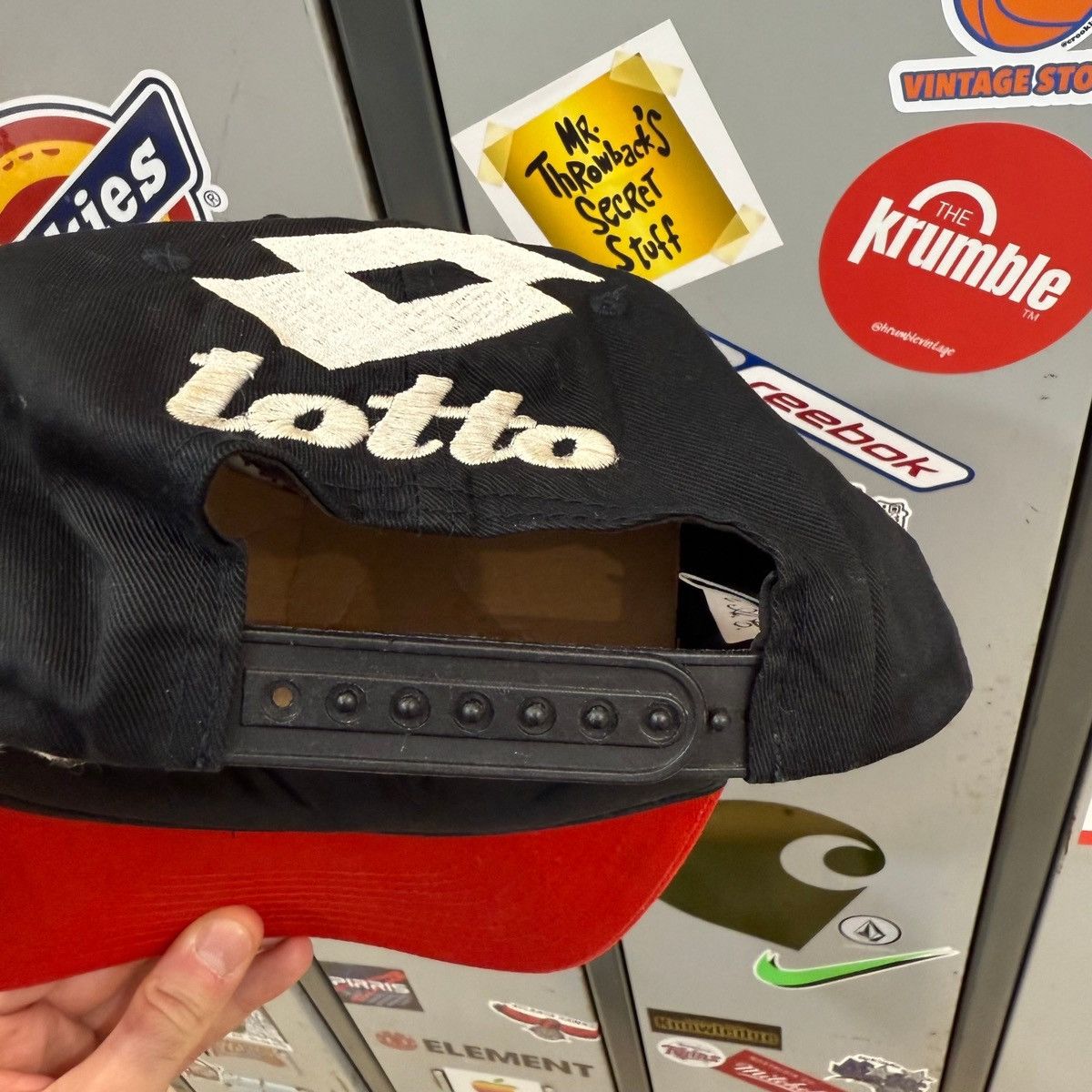 Lotto Sport Vintage AC Milan Early 90’s Lotto Cap Hat Snapback Size ONE SIZE - 6 Thumbnail