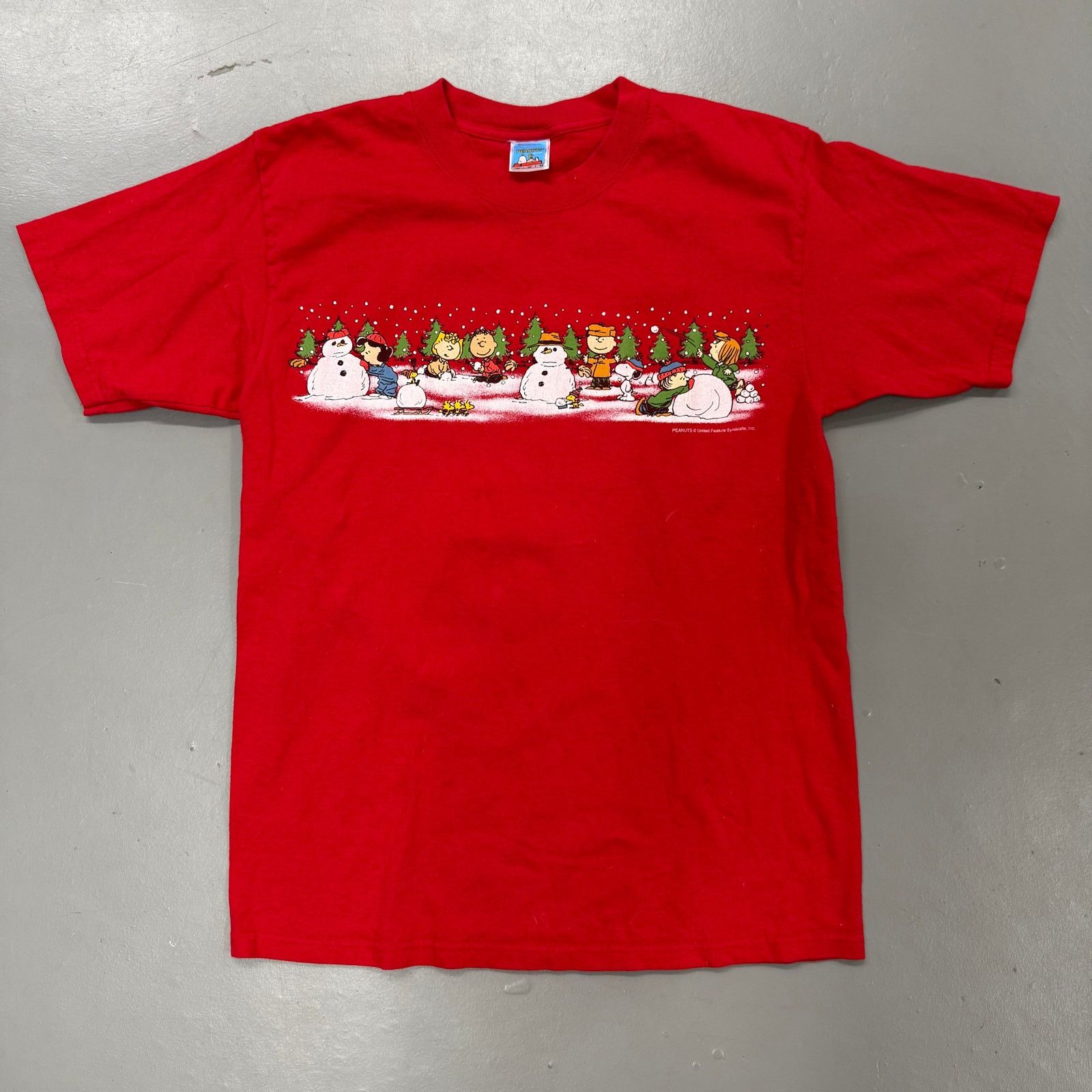 Harley Davidson × Vintage 90s Snoopy Peanuts Christmas Tee Size US M / EU 48-50 / 2 - 2 Thumbnail