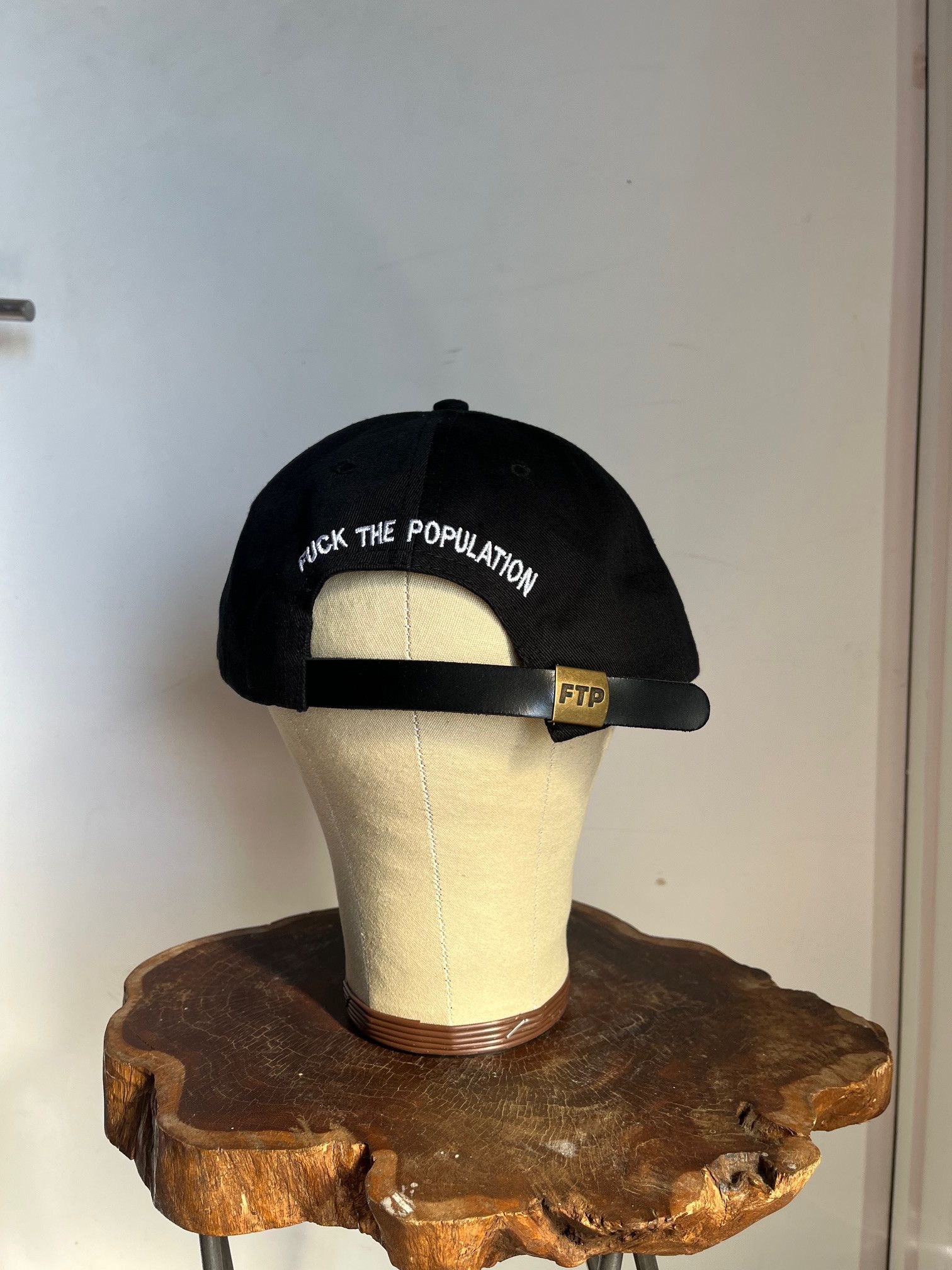 Fuck The Population NWOT Fuck the Population FTP Black Adjustable Baseball Cap Size ONE SIZE - 3 Thumbnail