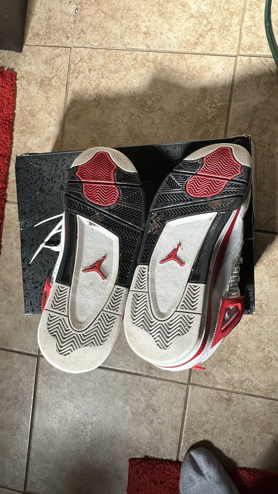 Jordan Brand Air Jordan 4 Retro 'Red Cement' Size US 10.5 / EU 43-44 - 5 Thumbnail