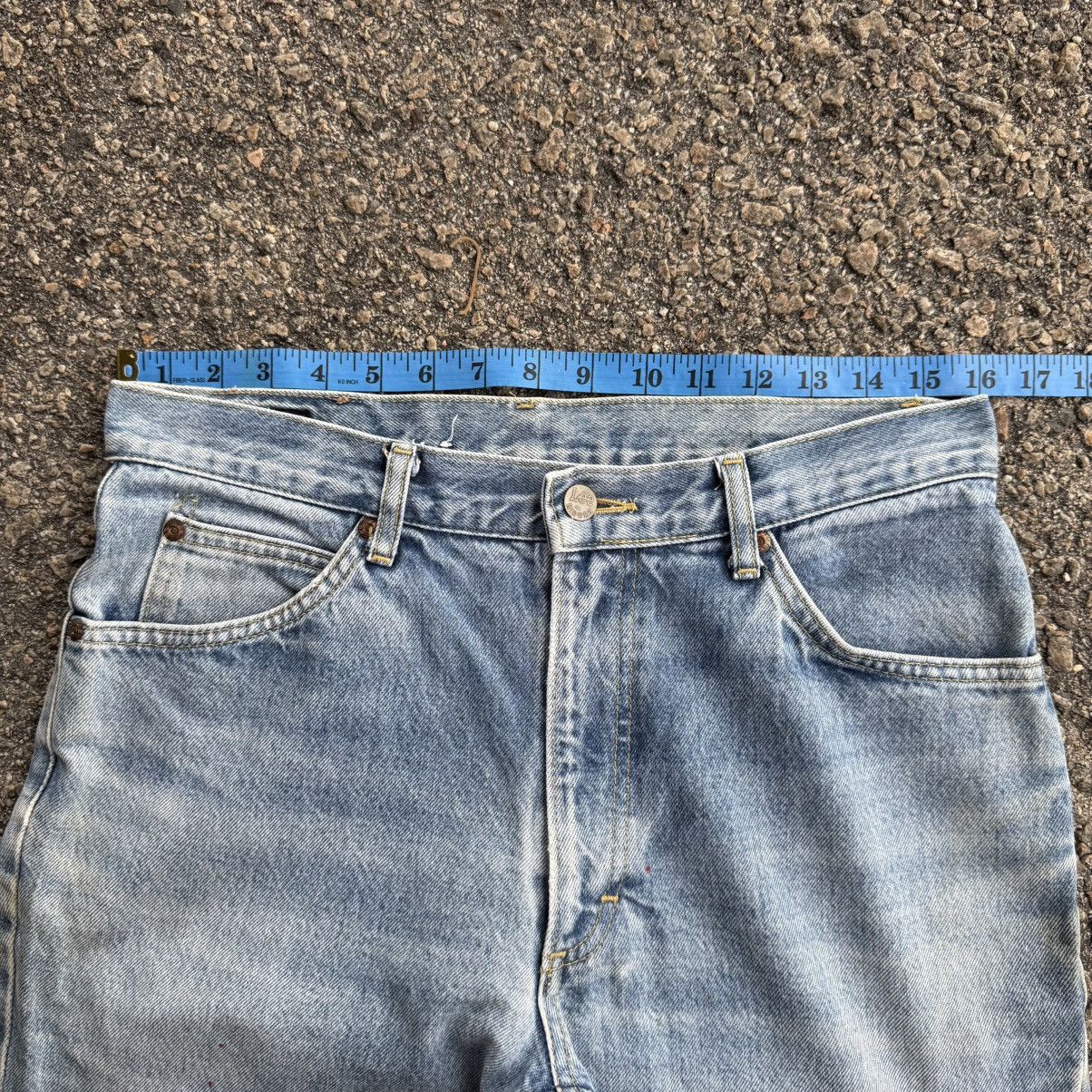 Lee VINTAGE LEE RIDER PAINT FADED JEAN DENIM PANTS Size US 32 / EU 48 - 5 Thumbnail