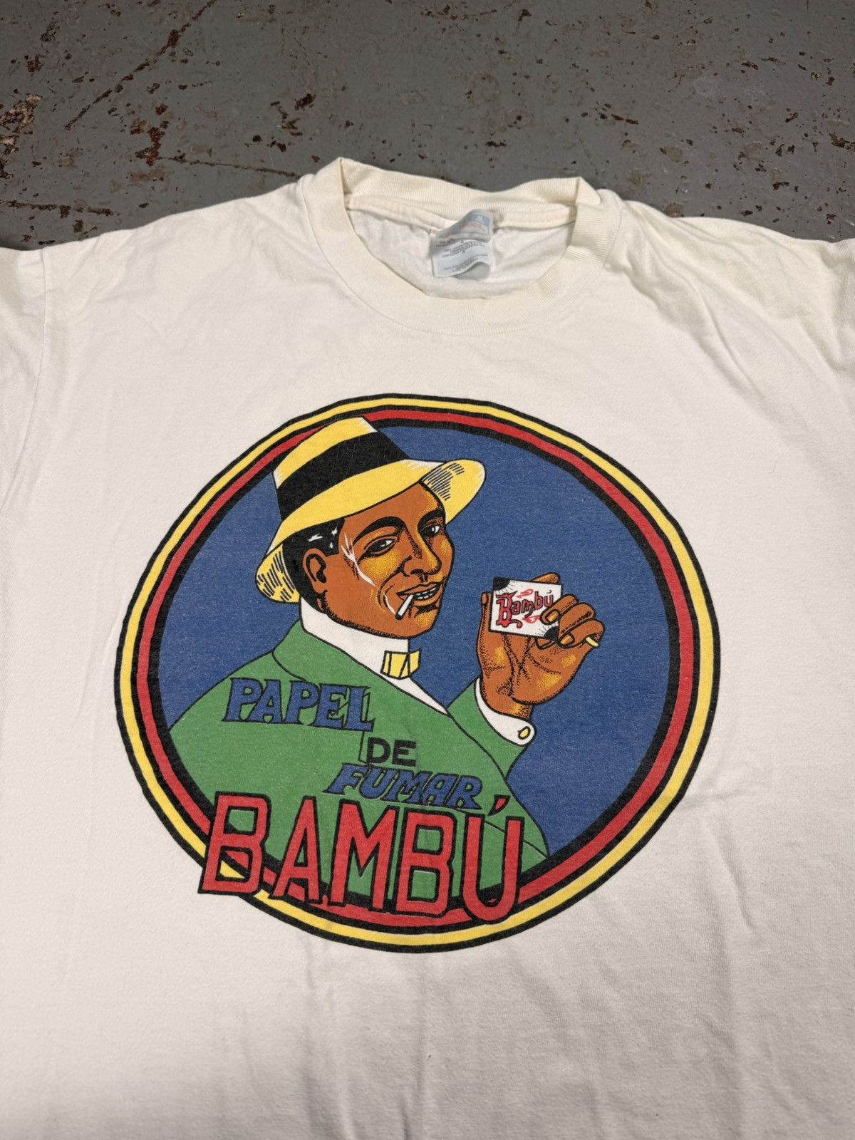 Other Vintage Papel De Fumar Bambu Rolling Paper Single Stitch Size US L / EU 52-54 / 3 - 1 Thumbnail