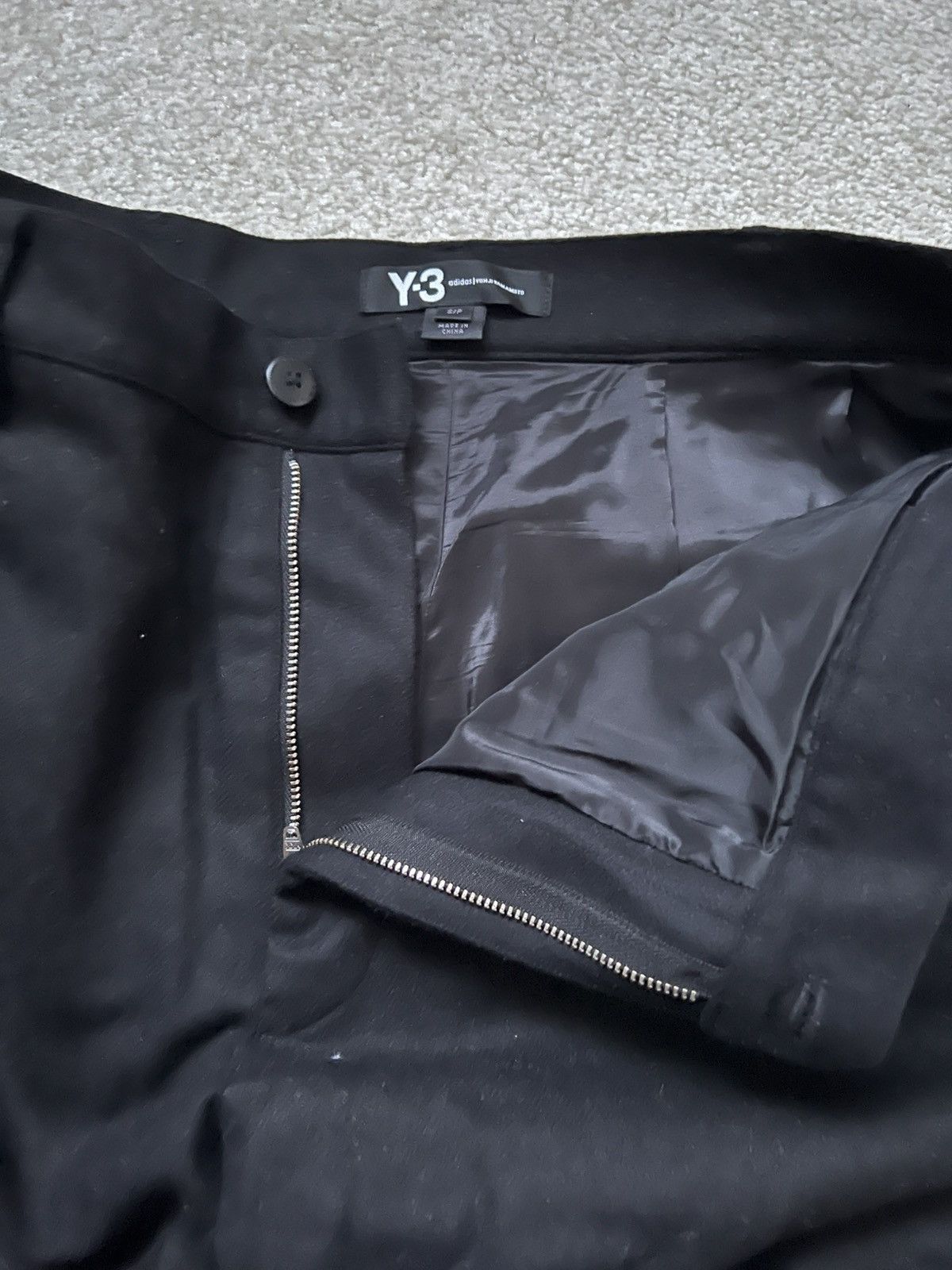 Y-3 Y-3 Black Wool Cargo Pants Size US 30 / EU 46 - 6 Thumbnail