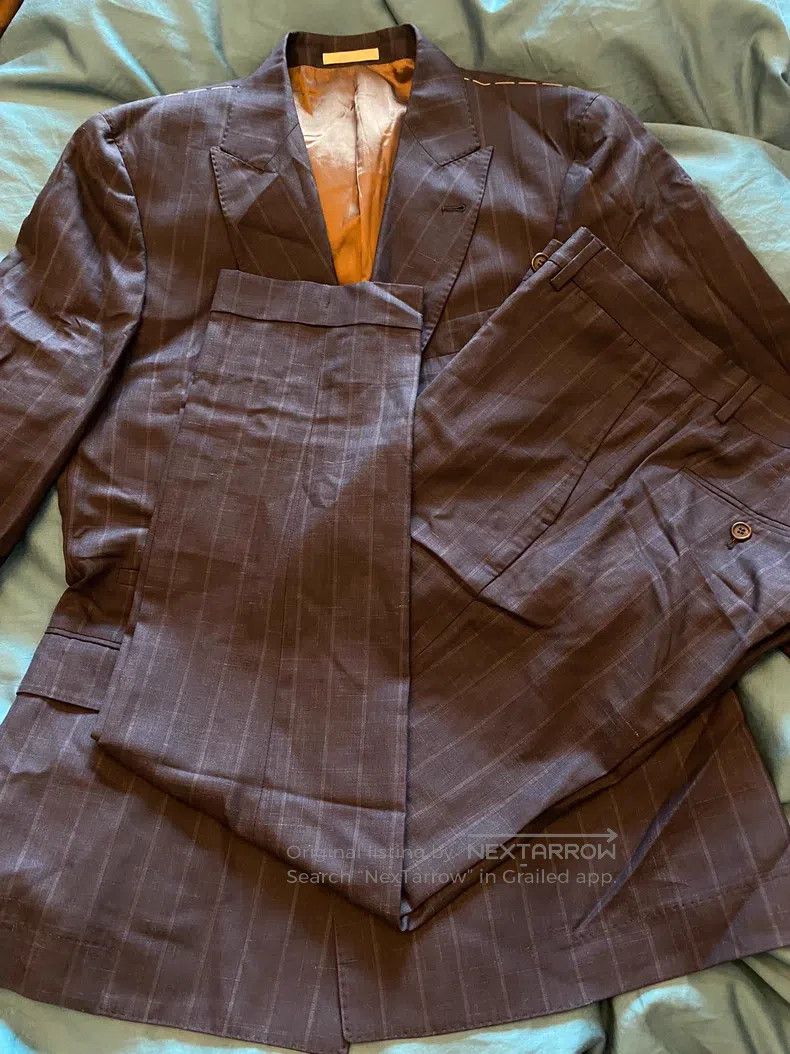 Brunello Cucinelli brunello cucinelli Suit set, wool, linen, and silk blended Size 50L - 5 Thumbnail