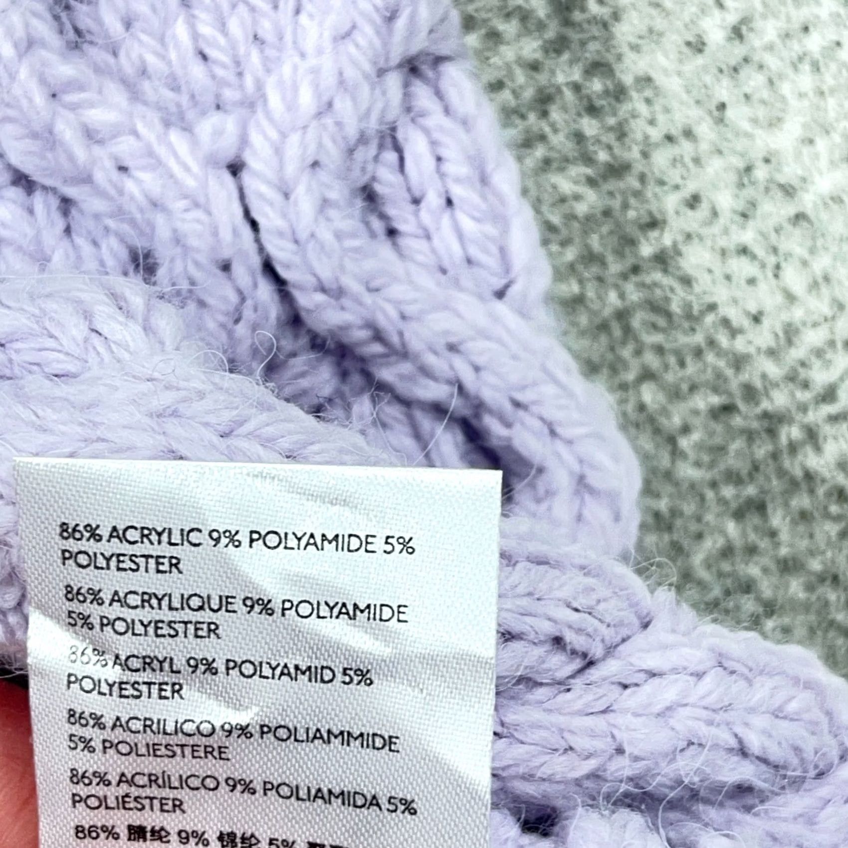 Free People Free People Marlie Sweater Women Medium Purple Lavender Evereve Tunic Cable Knit Size M / US 6-8 / IT 42-44 - 7 Thumbnail