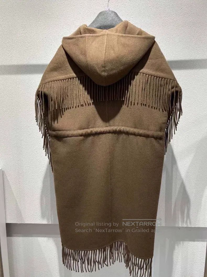 Hermes Hermes Exclusive Fringe Cashmere Coat Size XS / US 0-2 / IT 36-38 - 3 Thumbnail