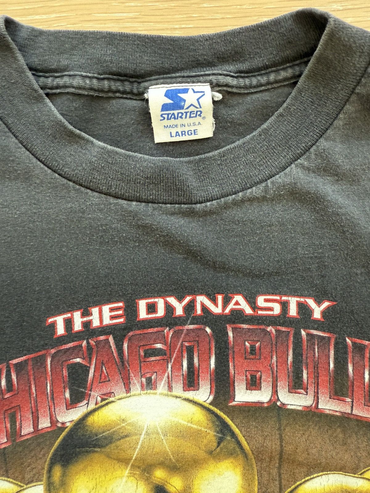 Starter Vintage Chicago Bulls Dynasty NBA Champions Shirt Size US L / EU 52-54 / 3 - 8 Thumbnail