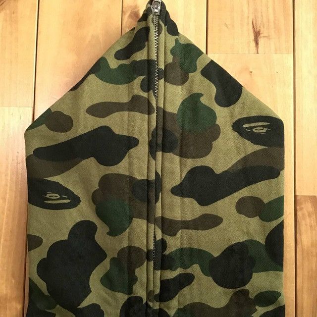 Bape BAPE × THE SIMPSONS 1st Camo Green Full Zip Hoodie APE Milo Size US M / EU 48-50 / 2 - 6 Thumbnail