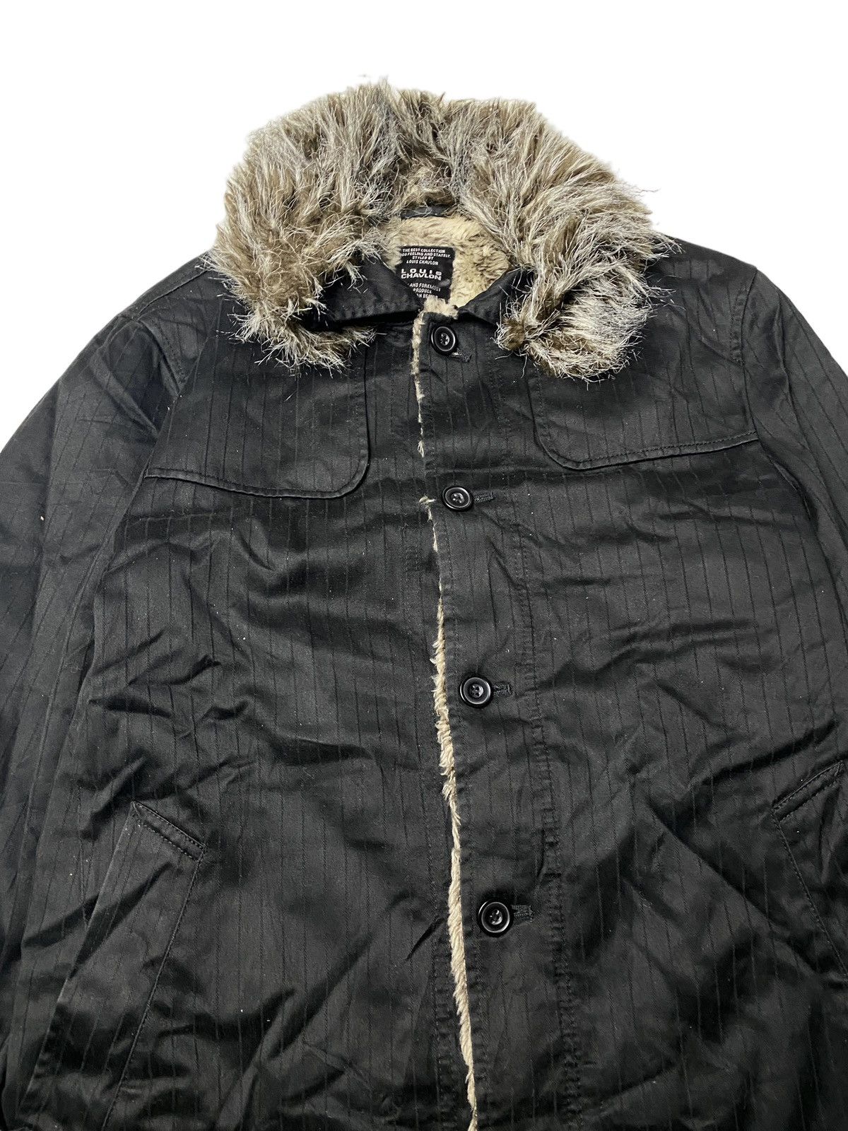 If Six Was Nine 2000's Louis Chavlon Crazy Fur Jacket Size US L / EU 52-54 / 3 - 3 Thumbnail