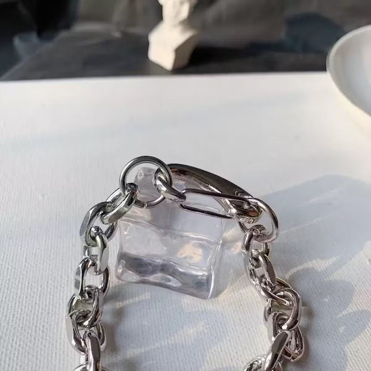 Japanese Brand × Jewelry Large Clasp Link Bracelet Size ONE SIZE - 4 Thumbnail