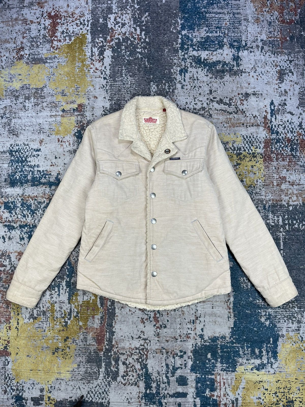 HOLLYWOOD RANCH MARKET Hollywood Ranch Market Deep Pile Lining Button Up Jackets Size XS / US 0-2 / IT 36-38 - 1 Thumbnail