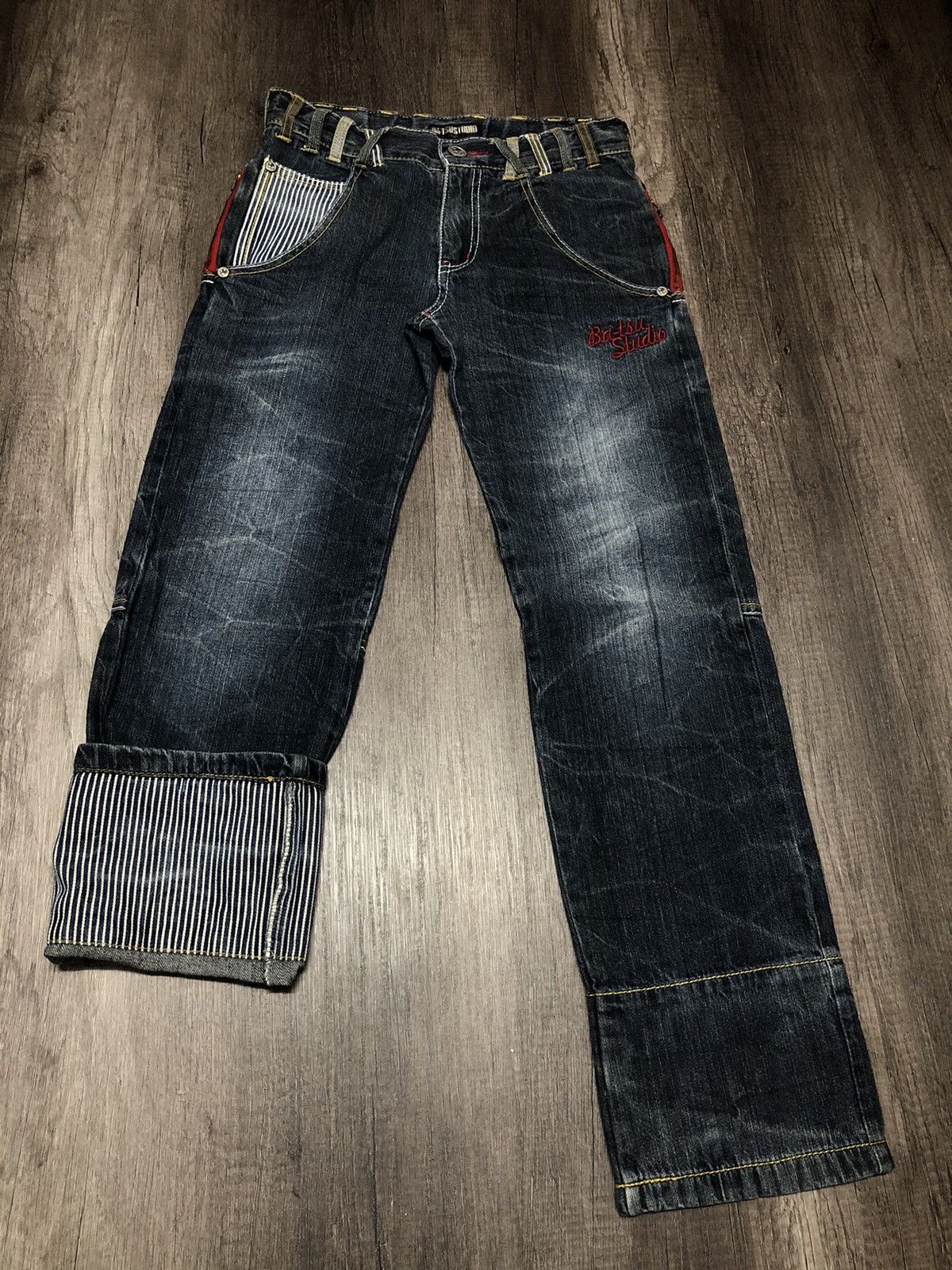Hysteric Glamour × Japanese Brand BA-TSU STUDIO ROCK DENIM JEANS JAPANESE BRAND (UNISEX) Size US 29 - 13 Thumbnail