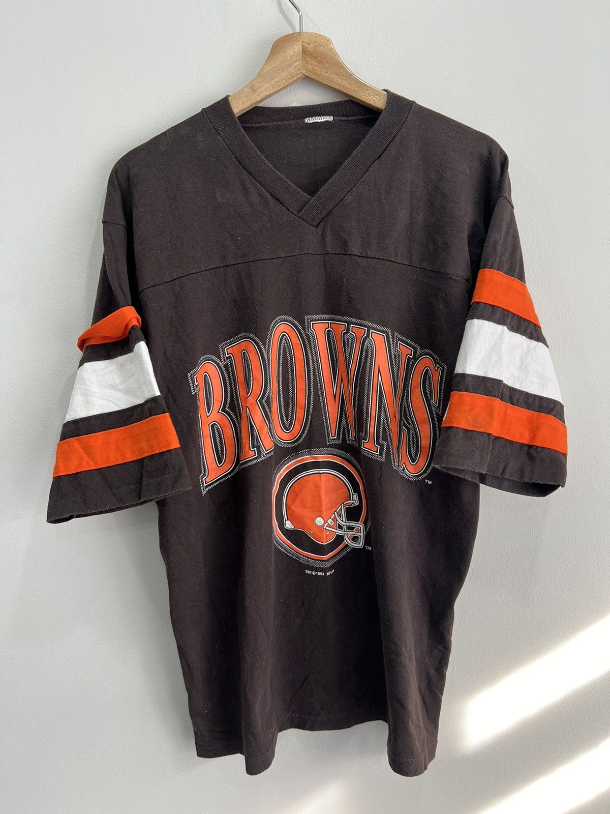 Vintage Vintage Cleveland Browns Shirt Tee football nfl champion Size US L / EU 52-54 / 3 - 1 Thumbnail