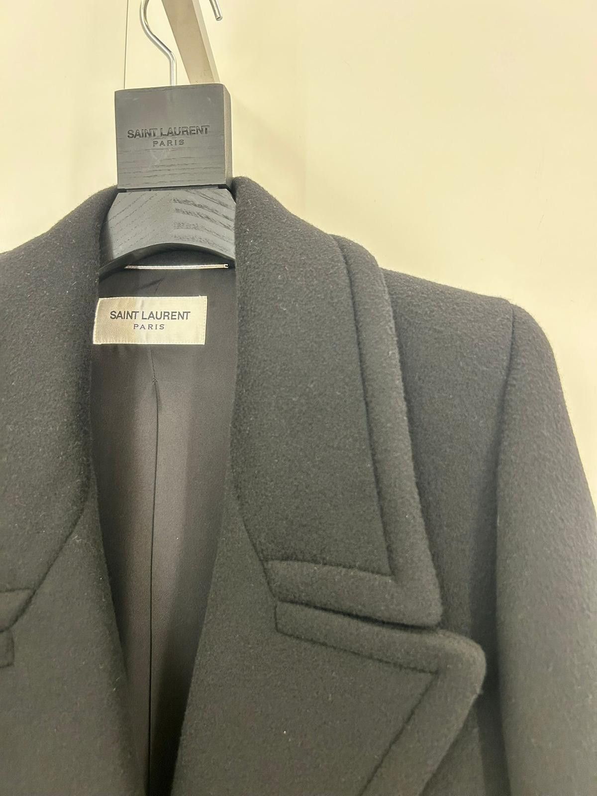 Saint Laurent Paris Double-breasted, four button peacoat Size US S / EU 44-46 / 1 - 3 Thumbnail
