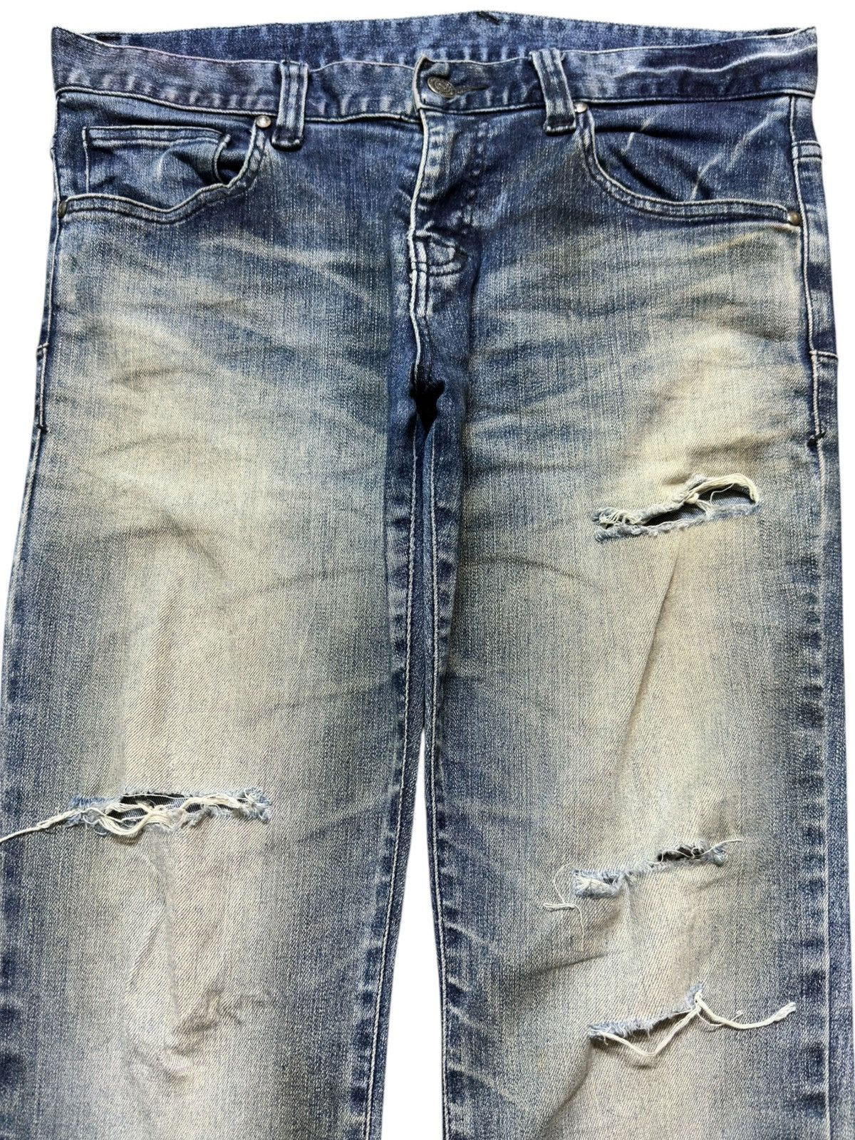 Tornado Mart Vintage Tornado Mart Skinny Mudwash Ripped Denim Size US 32 / EU 48 - 2 Thumbnail