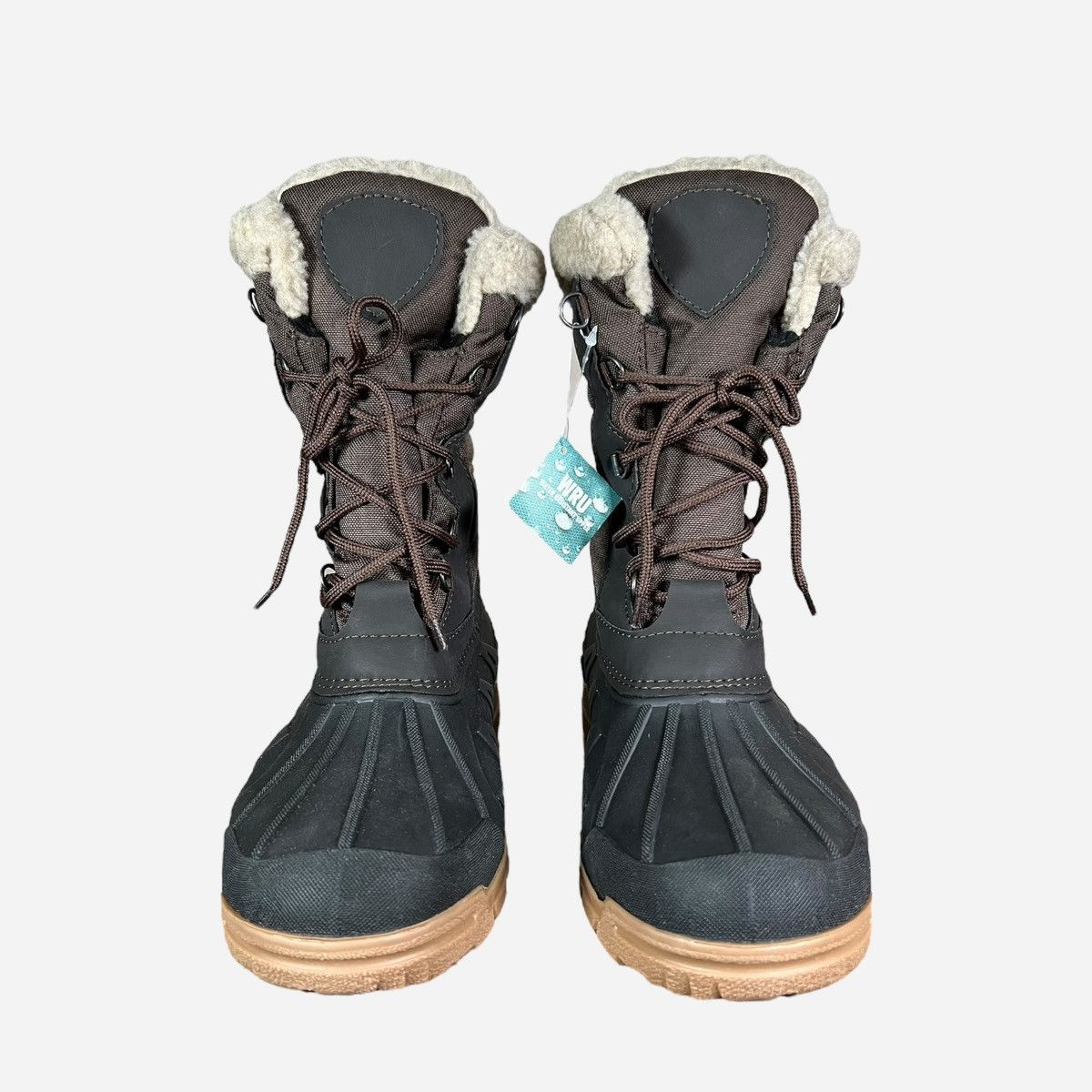Other Spirale Brown Vegan Women’s Snow Lace Up Boots sz 10.5-11 Size US 11 / IT 41 - 7 Thumbnail