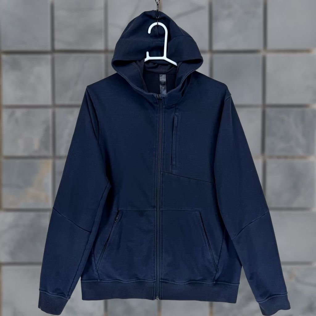 Lululemon Lululemon Mens Full Zip Hoodie City Black Athletic Activewear Jacket Size US L / EU 52-54 / 3 - 1 Thumbnail