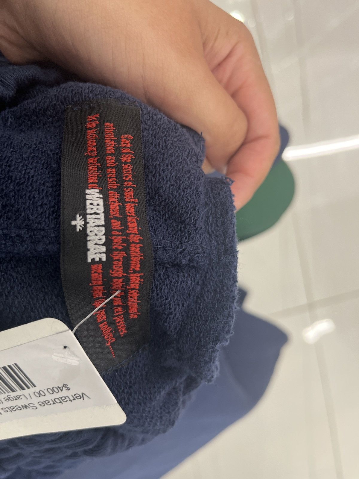 Vertabrae Sweats Navy/Yellow Size US 36 / EU 52 - 3 Thumbnail