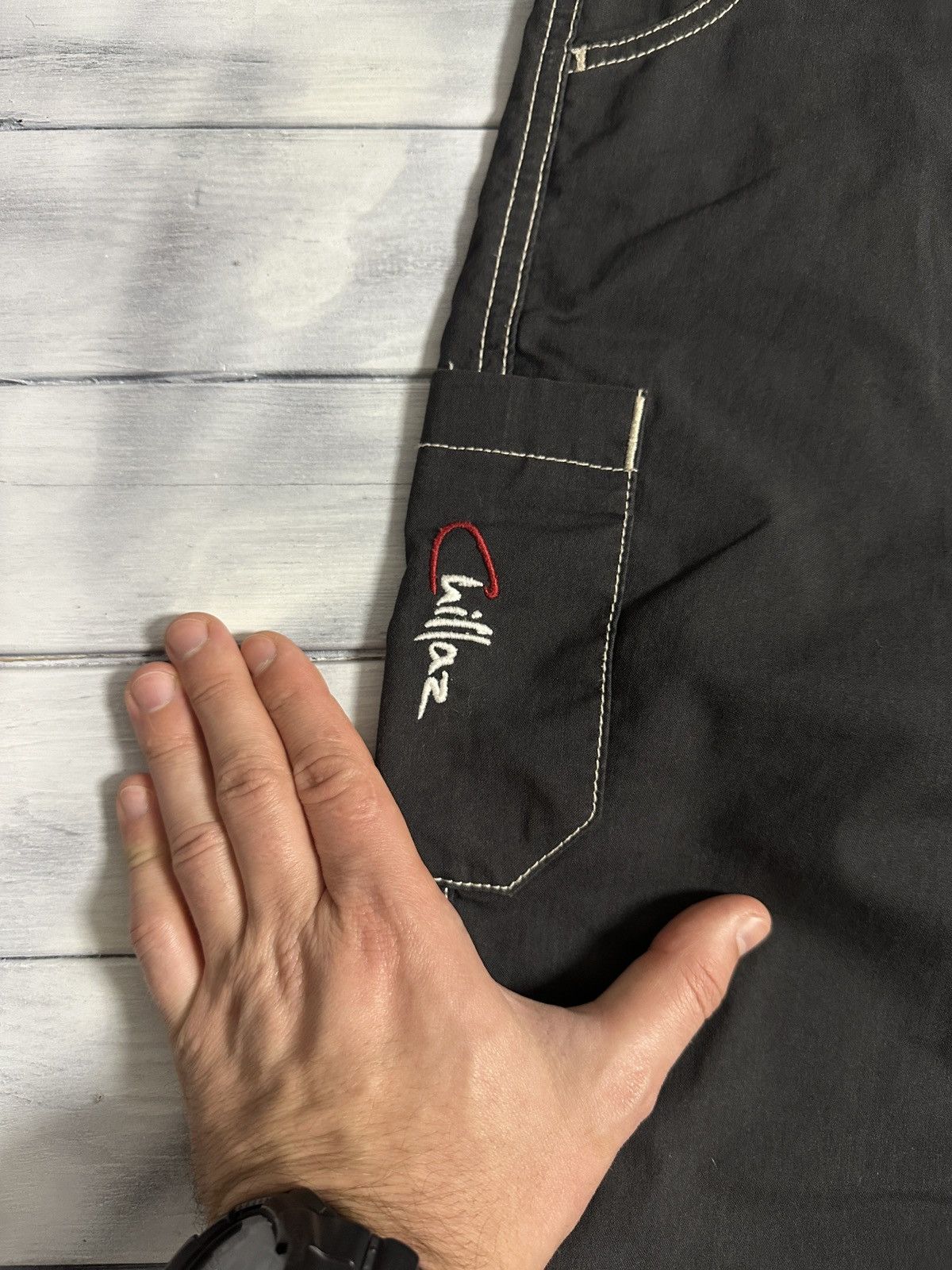 Other Rare Vintage Pants Chillaz Y2K Japan Skateboarding Style Size US 32 / EU 48 - 2 Thumbnail
