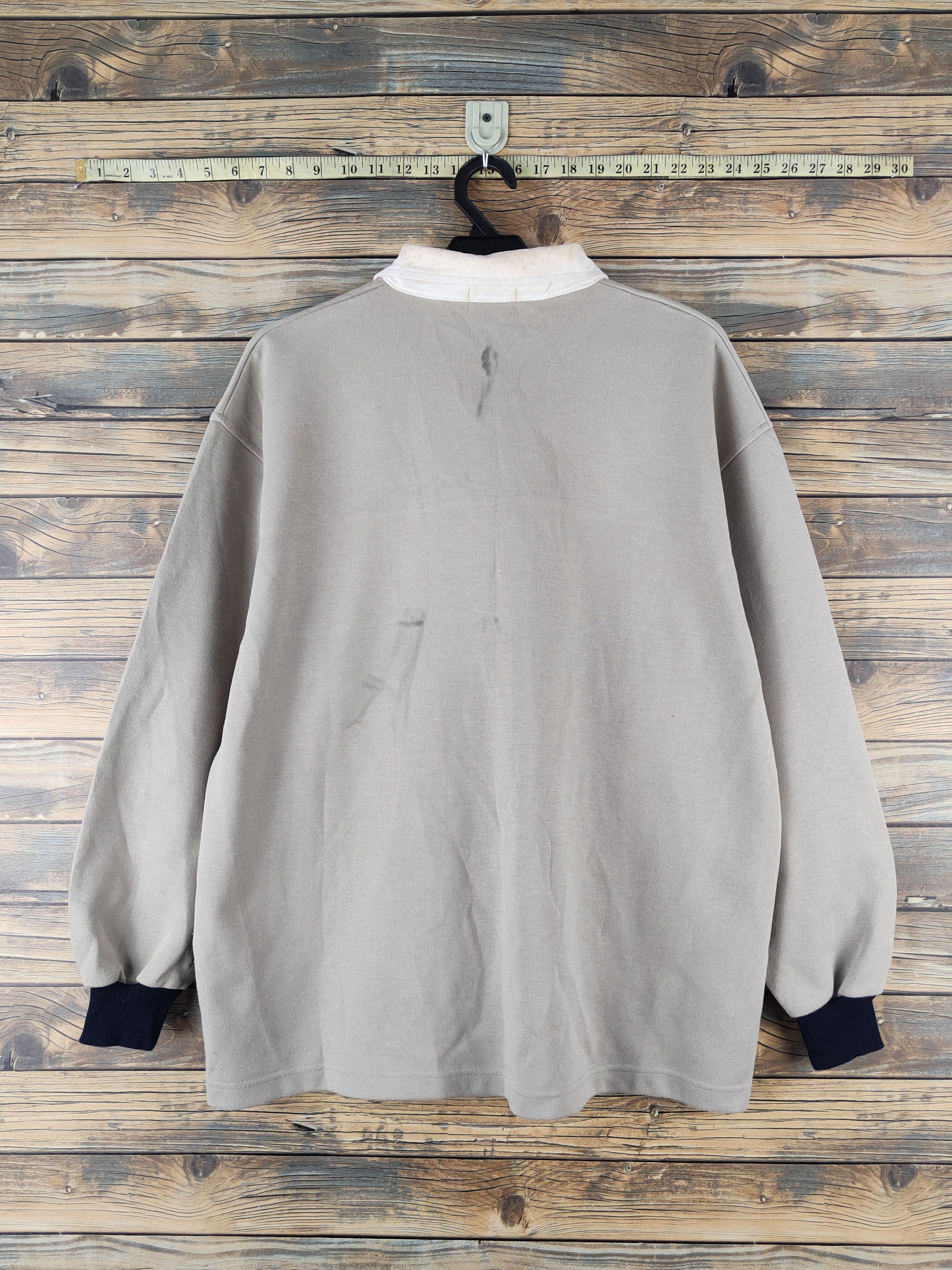 Vintage DL Malt's vintage Navy Beige Sweatshirts #2497 Size US M / EU 48-50 / 2 - 8 Thumbnail