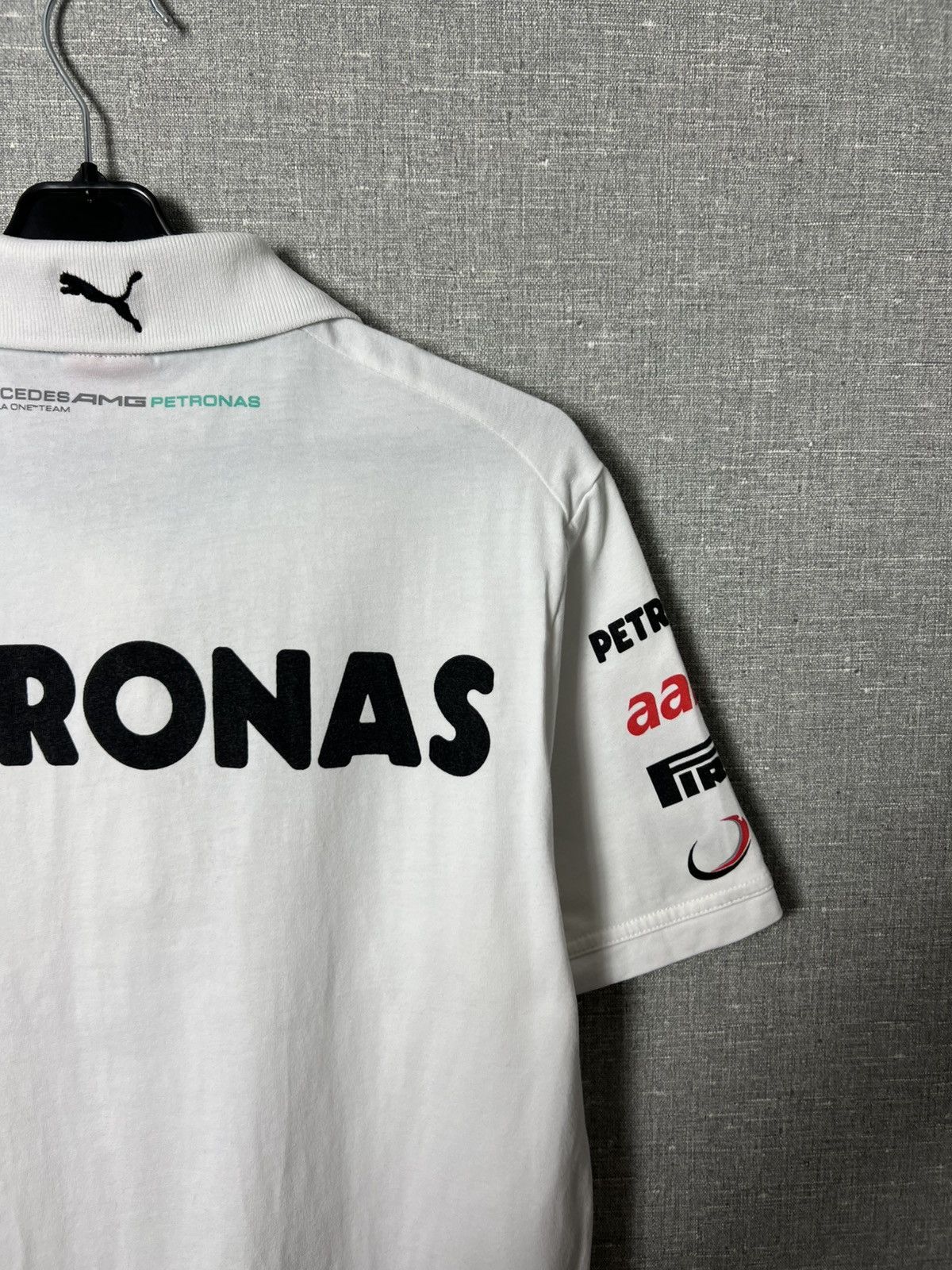 Puma Vintage Puma Mercedes-Benz AMG Petronas Racing Polo Shirt Size US S / EU 44-46 / 1 - 12 Thumbnail