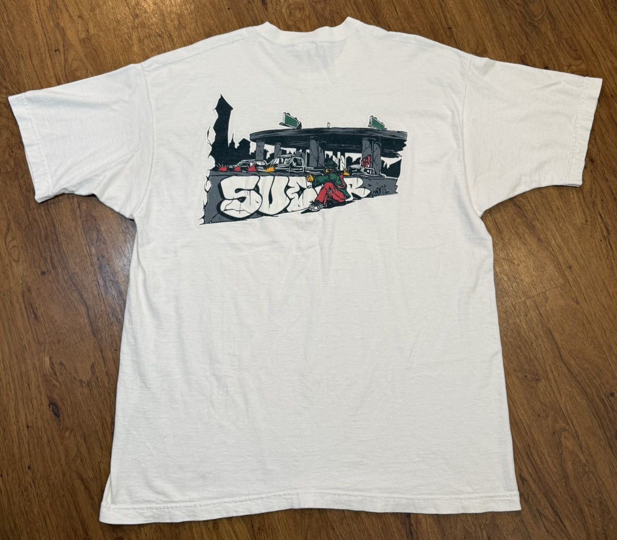 Other Vintage 90’s Sucker Brand Mr Cartoon Graffiti T Shirt XL Size US XL / EU 56 / 4 - 3 Thumbnail