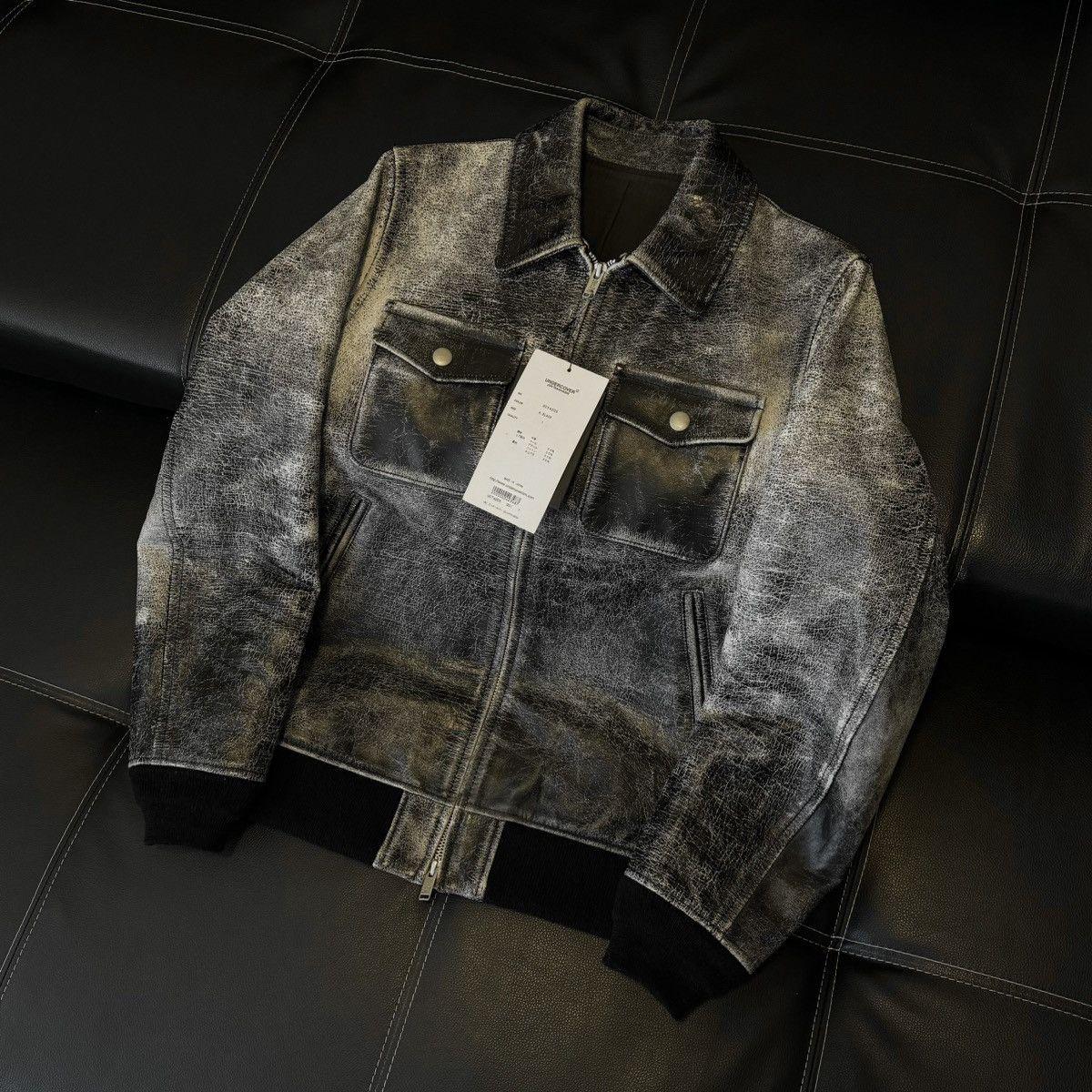 Undercover Undercover AW2017 Brainwashed Generation Leather Jacket Size US S / EU 44-46 / 1 - 2 Thumbnail