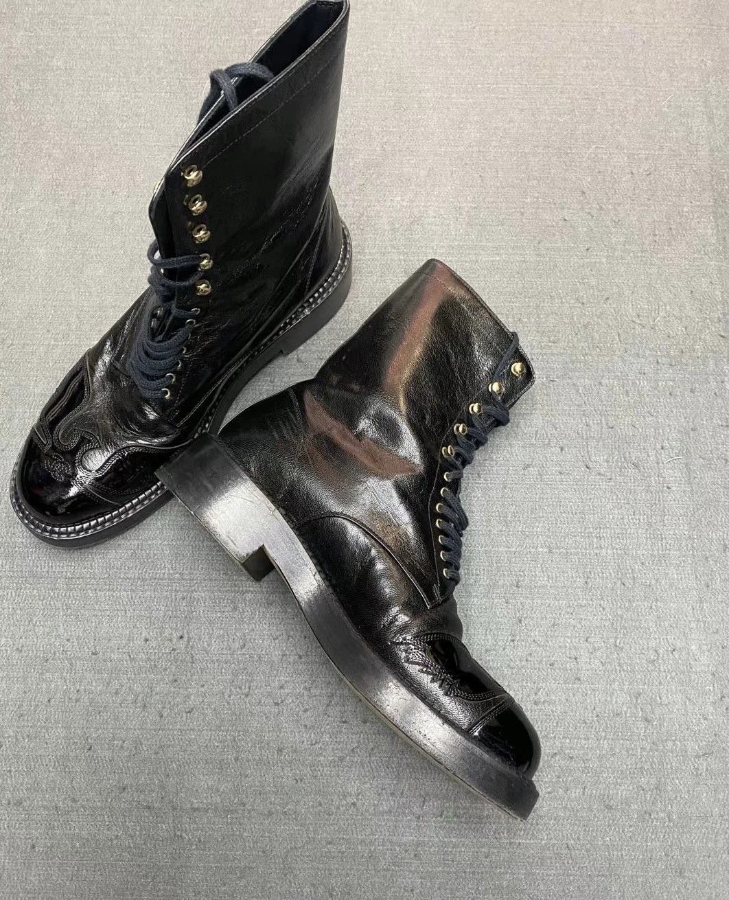 Chanel Chanel Men's High-Top Boots 41 9/10 Size US 8 / EU 41 - 2 Thumbnail