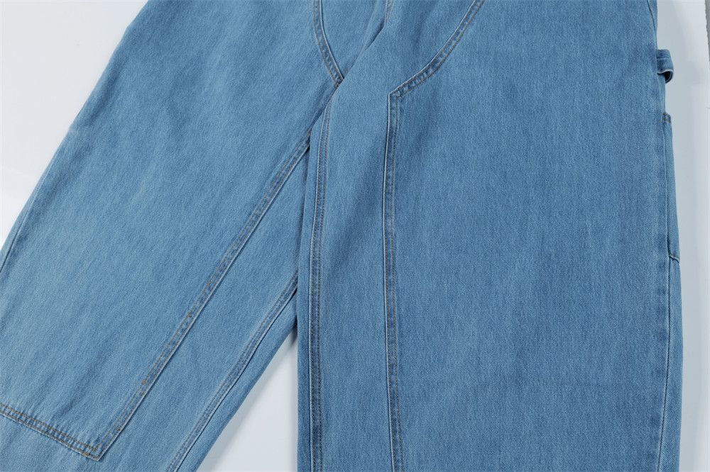 Vintage Street loose washed distressed cargo scimitar wide-leg jeans Size US 32 / EU 48 - 4 Thumbnail