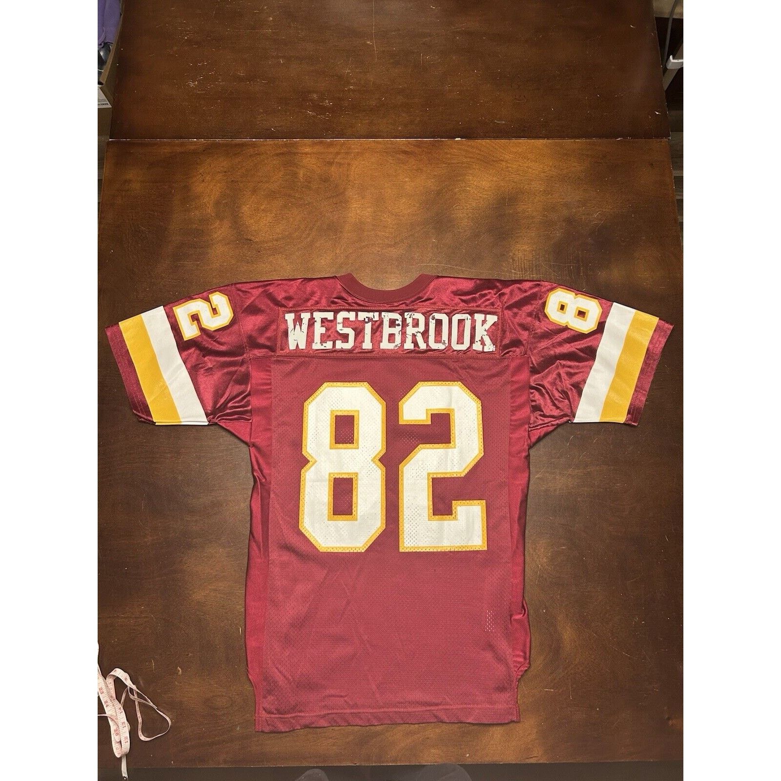 Wilson VTG 90s Michael Westbrook #82 Washington Redskins NFL Jersey Size US XL / EU 56 / 4 - 11 Thumbnail