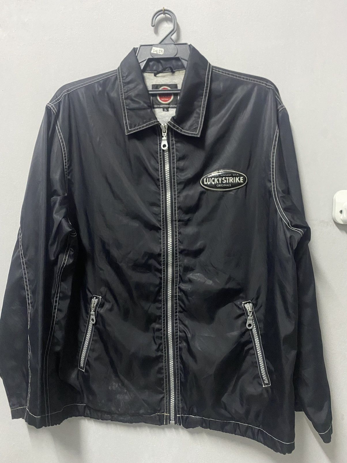 Vintage Lucky Strike Bomber jacket Size US XL / EU 56 / 4 - 1 Thumbnail