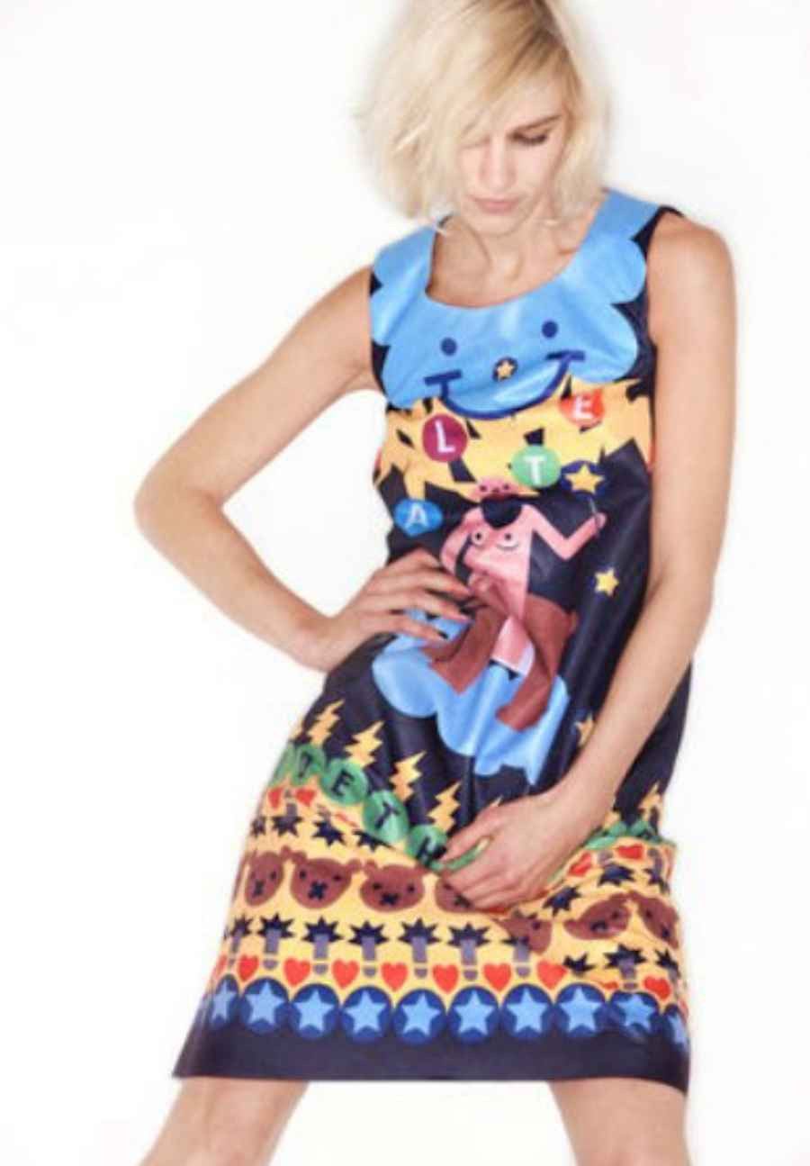Walter Van Beirendonck Walter Van Beirendonck W&LT Momu Bear Paper Dress Size M / US 6-8 / IT 42-44 - 1 Thumbnail