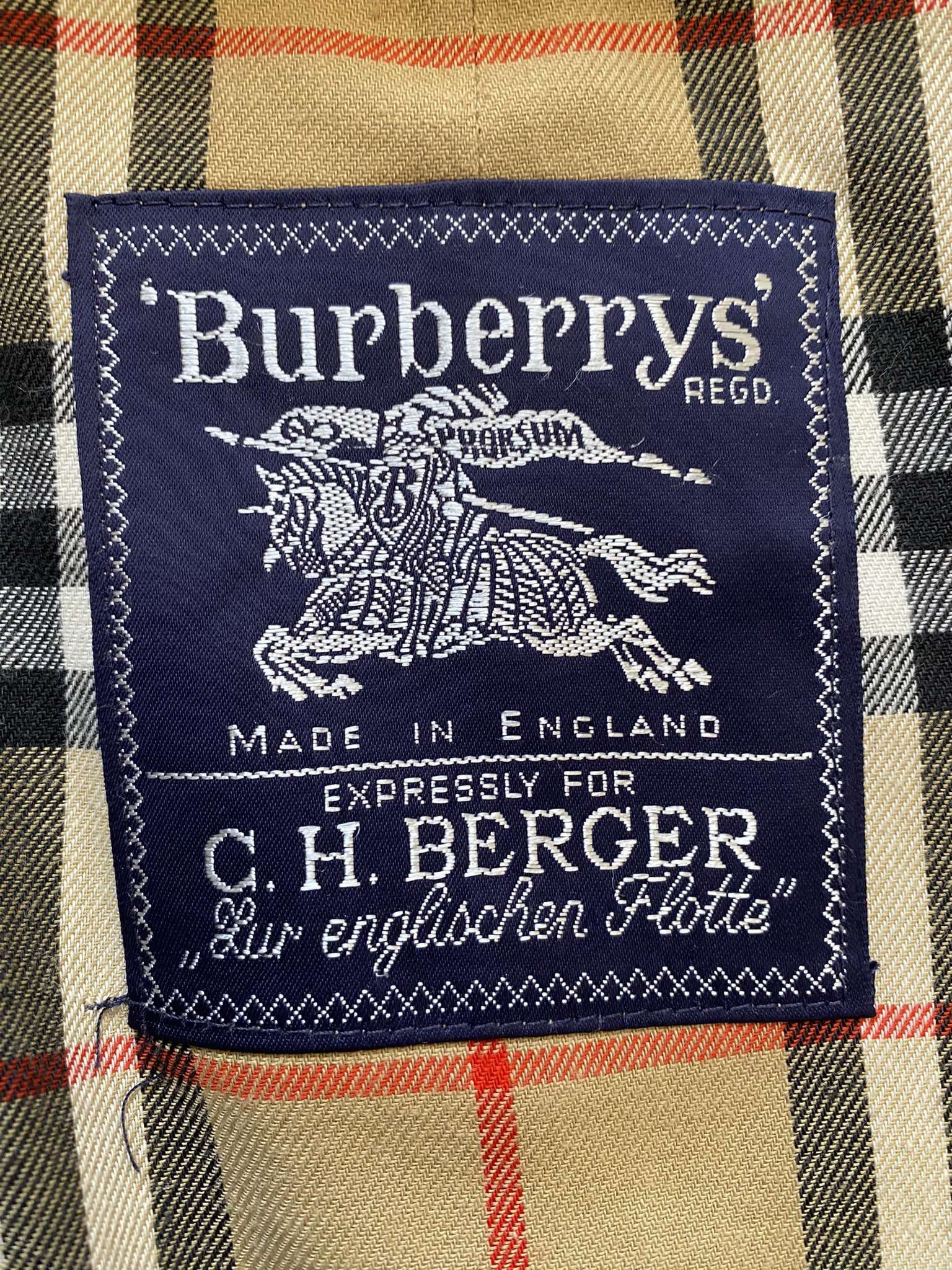 Burberry × Vintage Vintage Burberry Prorsum Nova Check Long Trench Coat Size US M / EU 48-50 / 2 - 4 Thumbnail