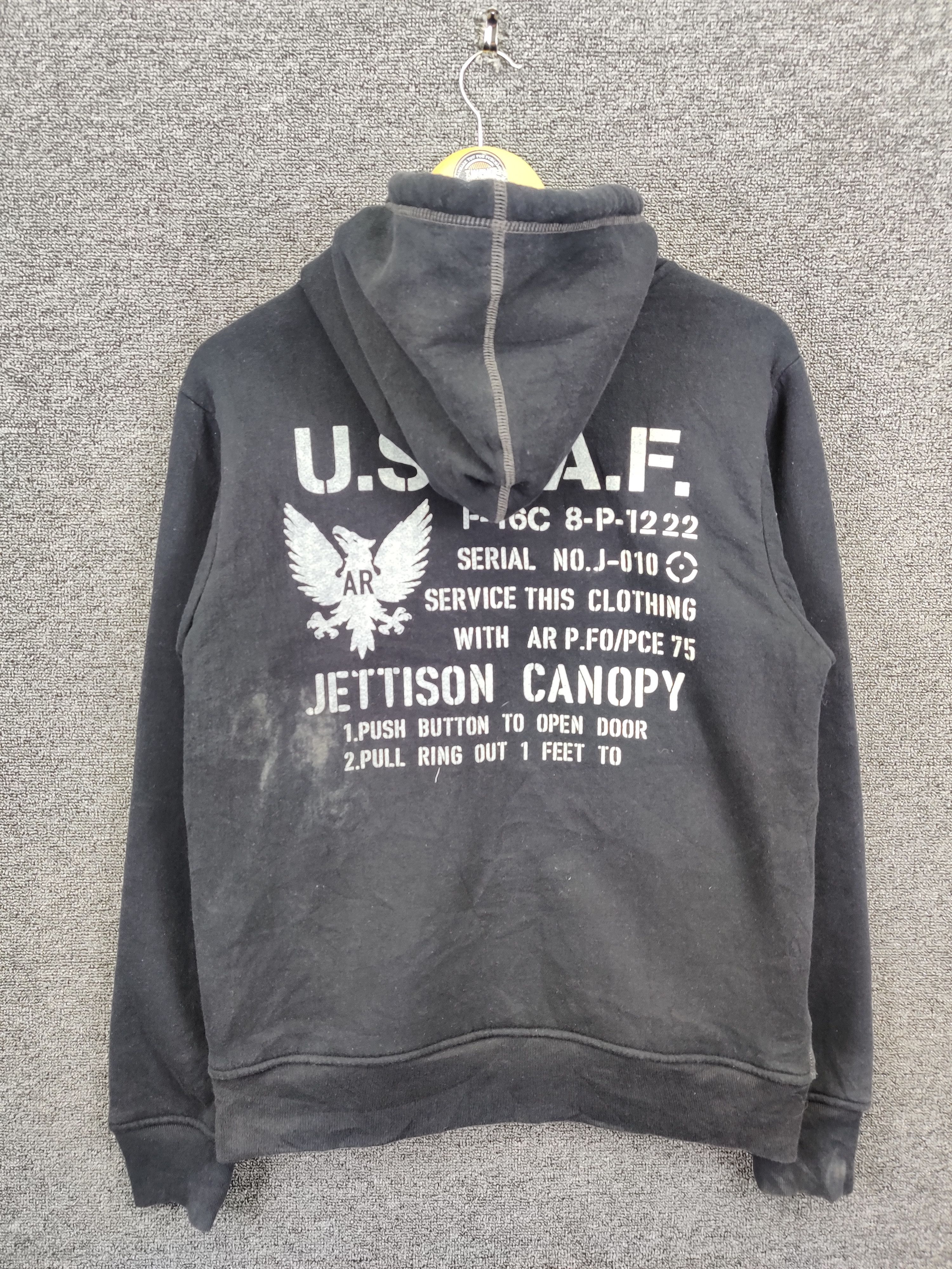 Avirex Vintage Avirex USAAF Shearling Zipper Hoodie Size US L / EU 52-54 / 3 - 6 Thumbnail