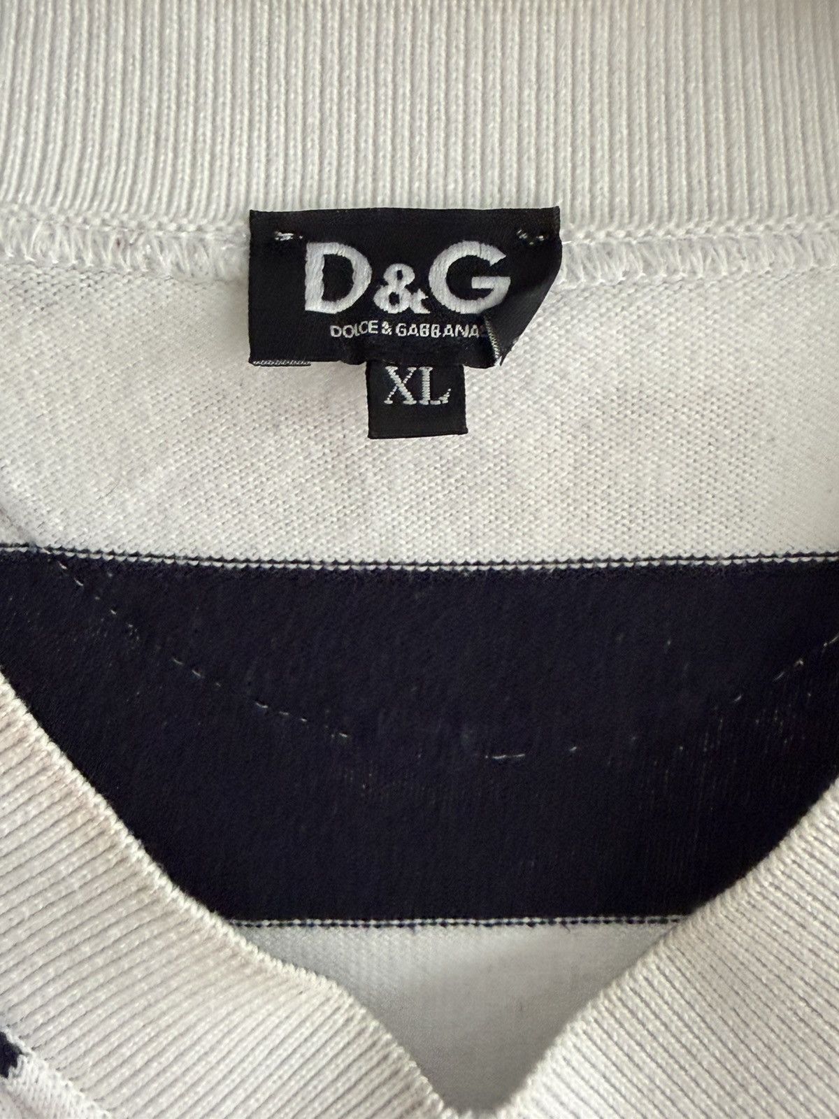 Dolce & Gabbana Dolce Gabbana Stripe Knit Sweater Size US XL / EU 56 / 4 - 7 Thumbnail