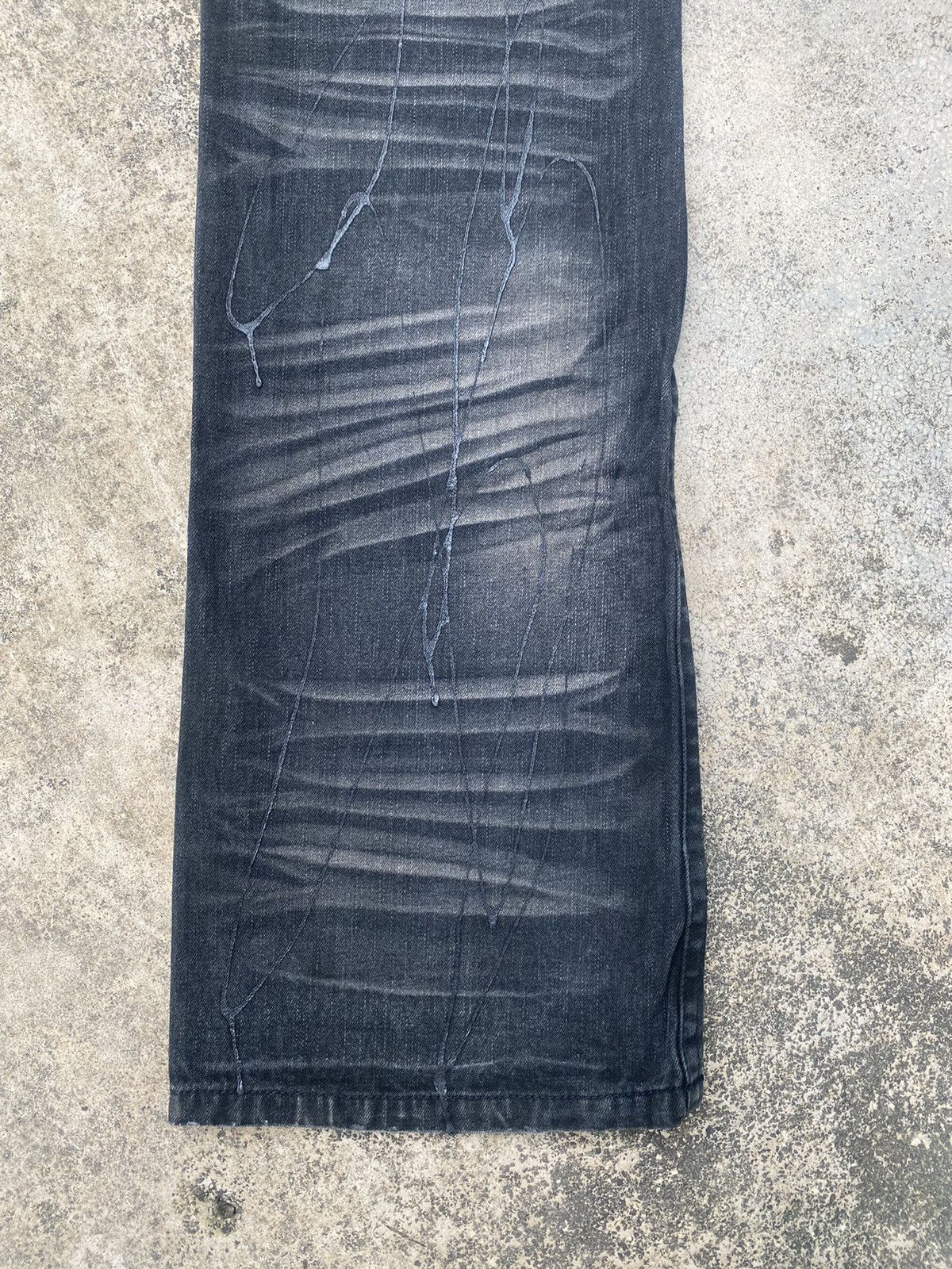 If Six Was Nine × Japanese Brand × Tornado Mart Flare Jeans Xfrm Clawmark Wax Studded Bootcut Size US 34 / EU 50 - 17 Thumbnail