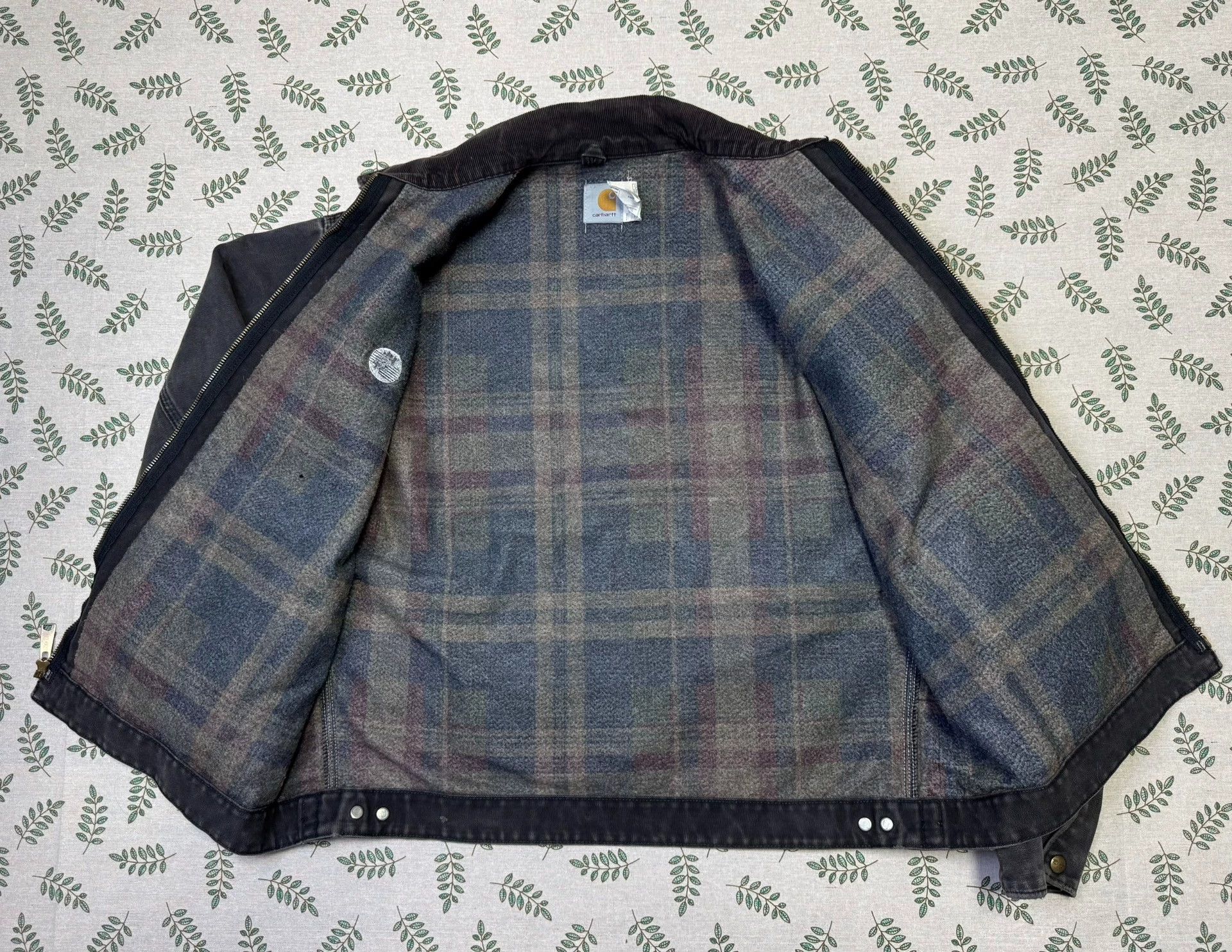 Carhartt Vintage Carhartt J43 Detroit 1999 USA XL Black Size US XL / EU 56 / 4 - 4 Thumbnail
